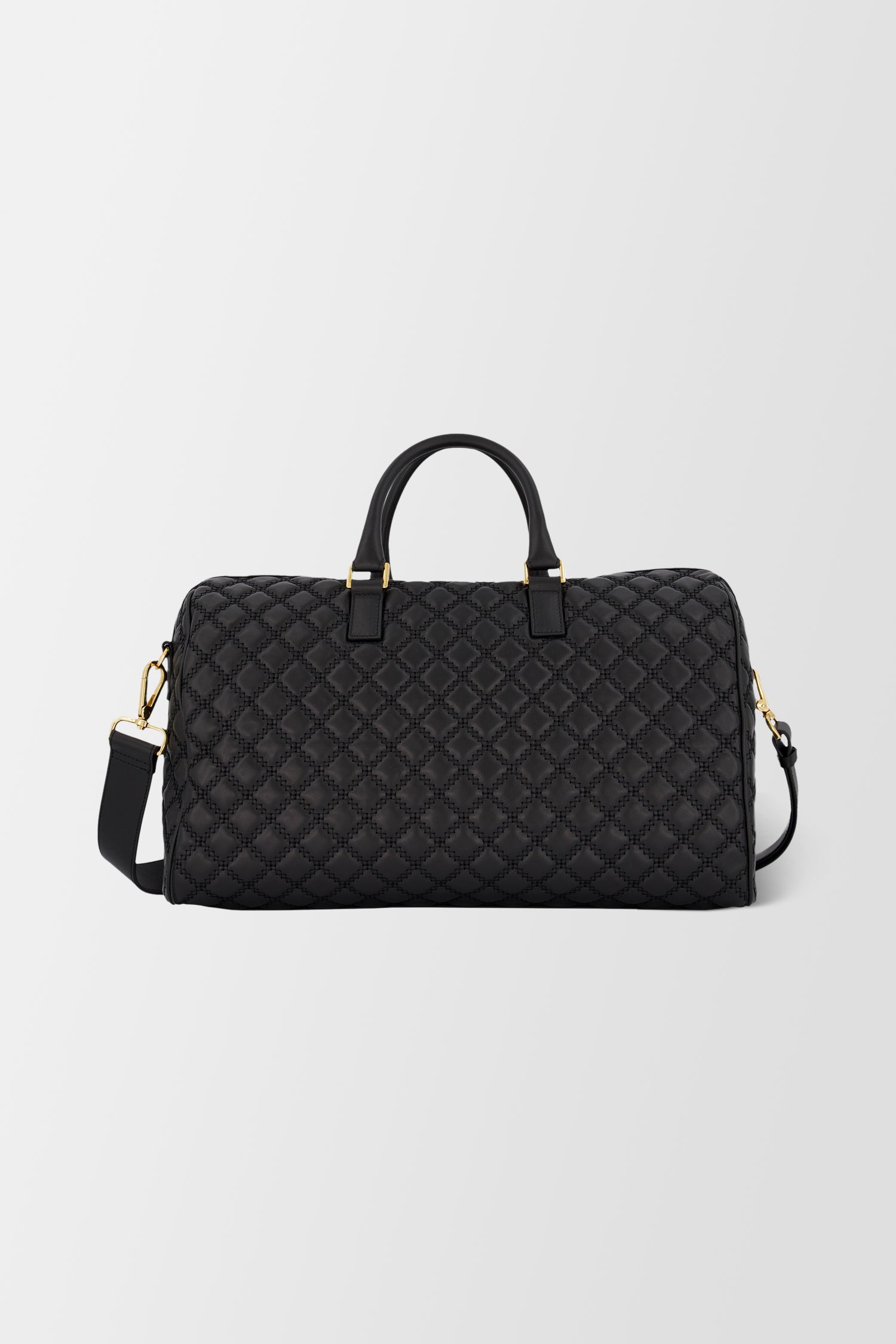 Billionaire Black/Gold Medium Travel Bag