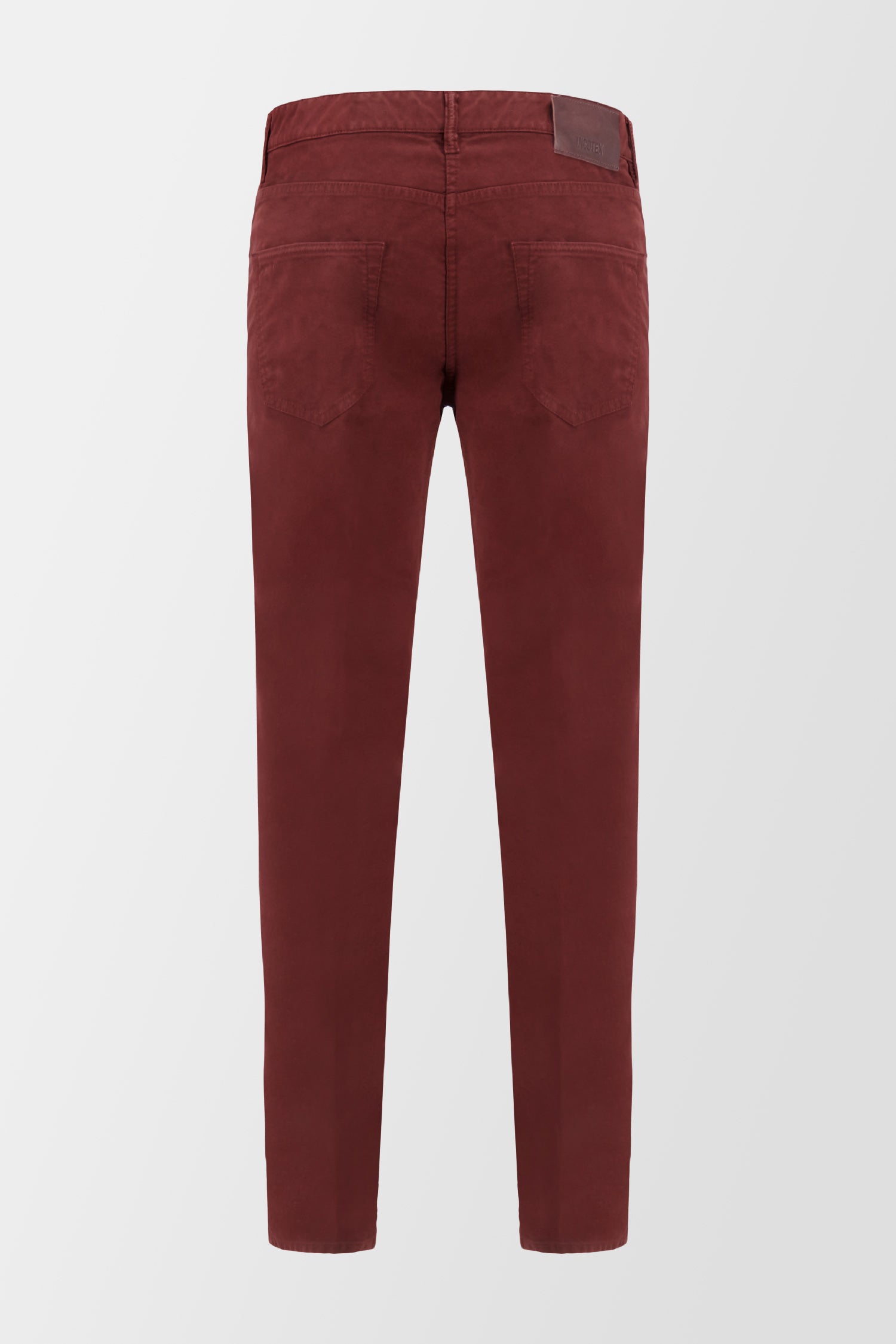 Incotex Burgundy Casual Trousers