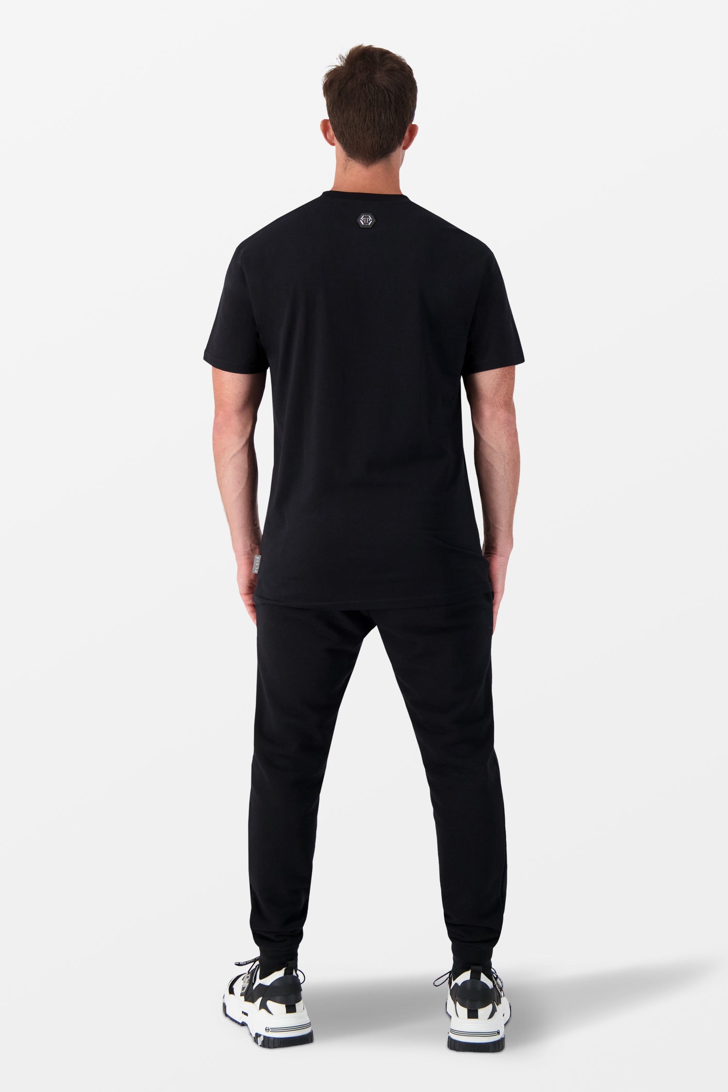 Philipp Plein Black Round Neck SS Crystals T-Shirt