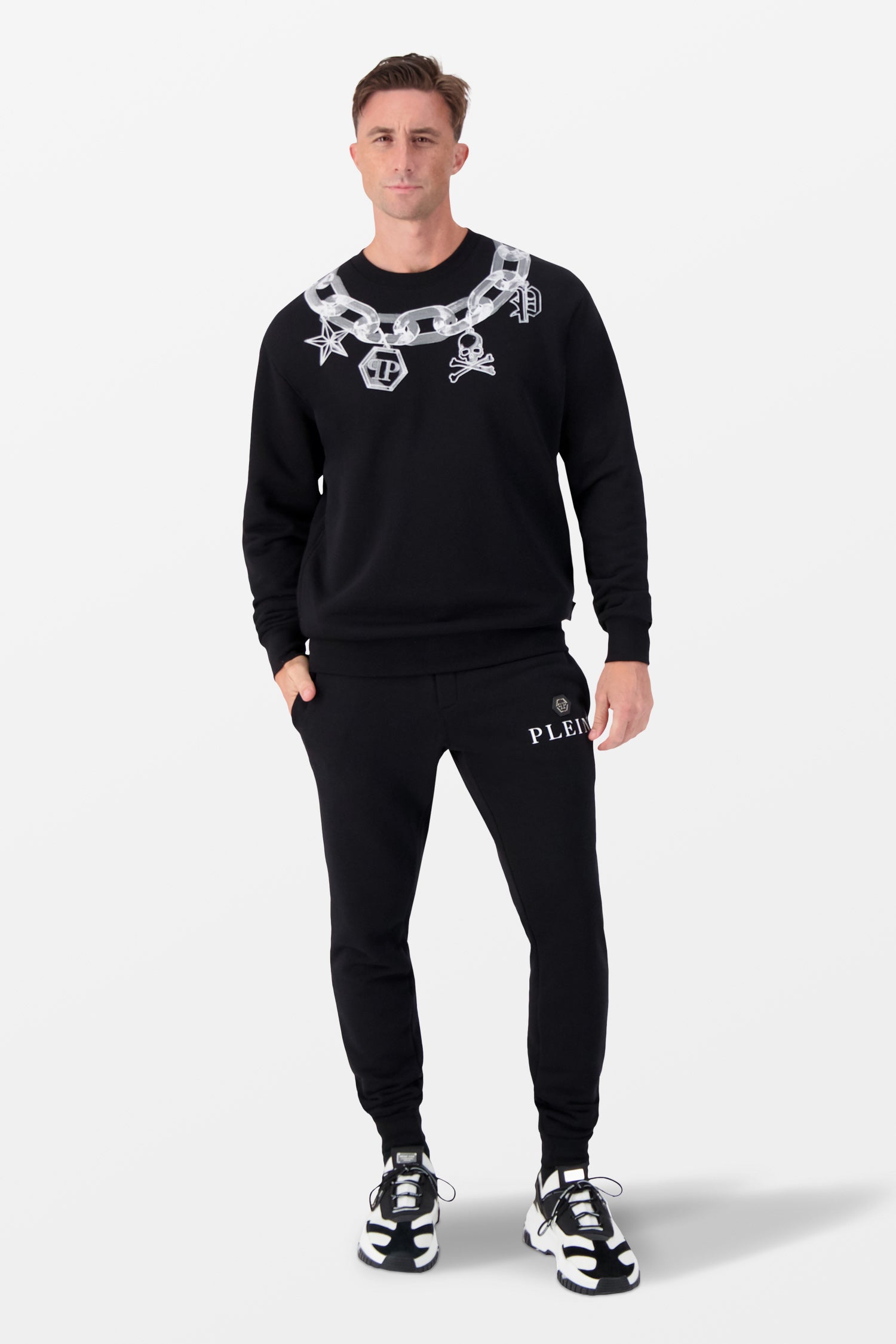 Philipp Plein Black LS Sweatshirt