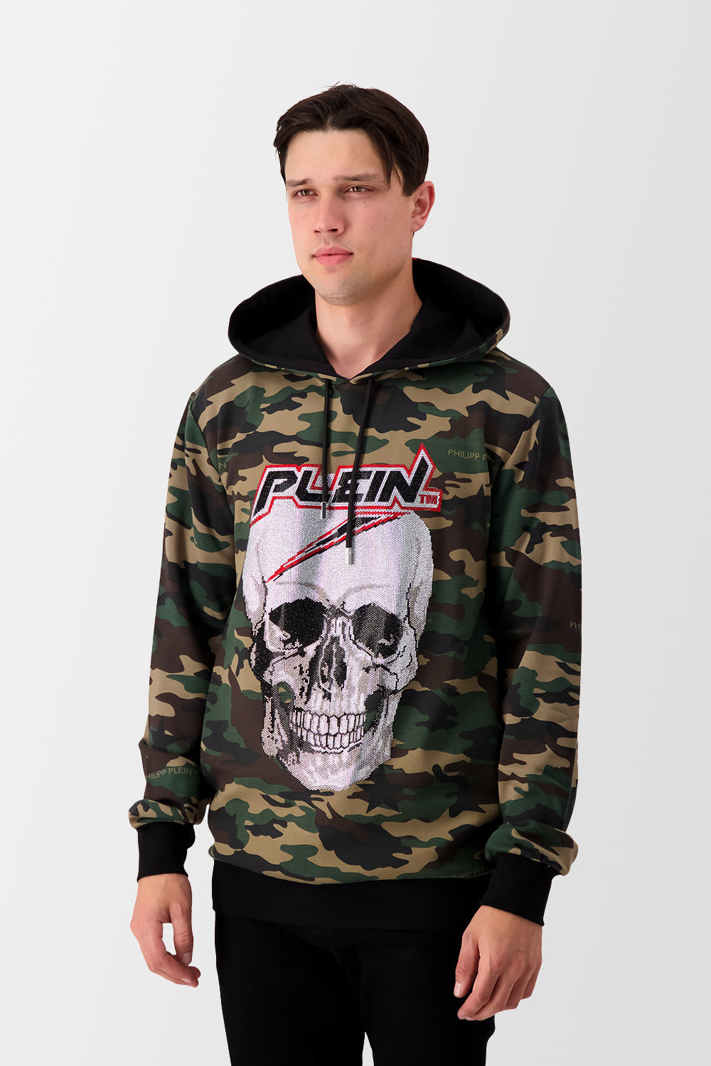 Philipp Plein Camo Space Plein Hoodie