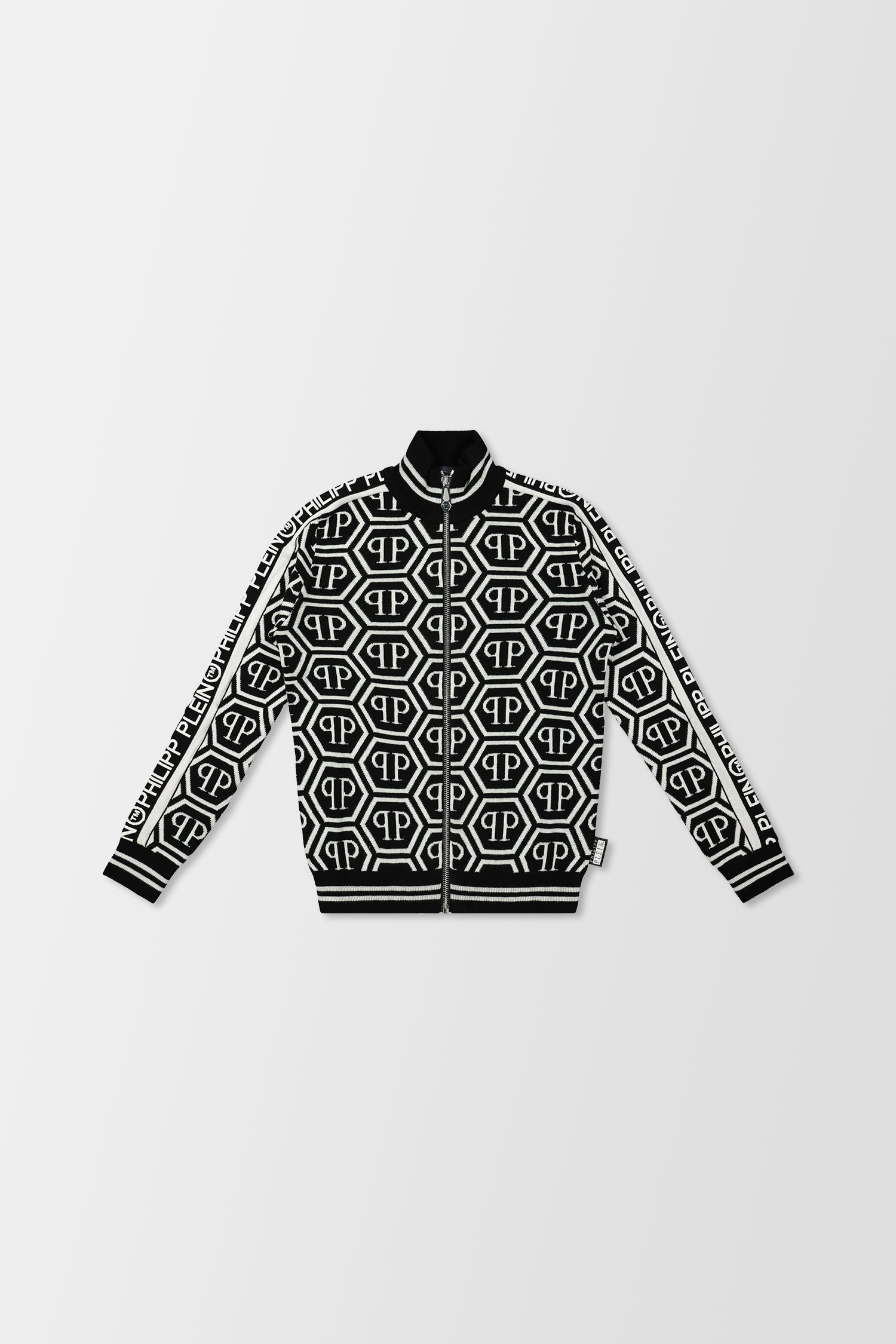 Philipp Plein All Over PP Print Knit Sweater