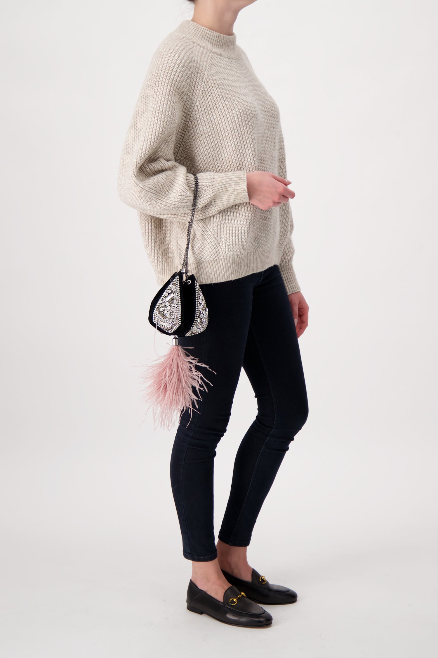 The Volon Black Cindy Mini Bag