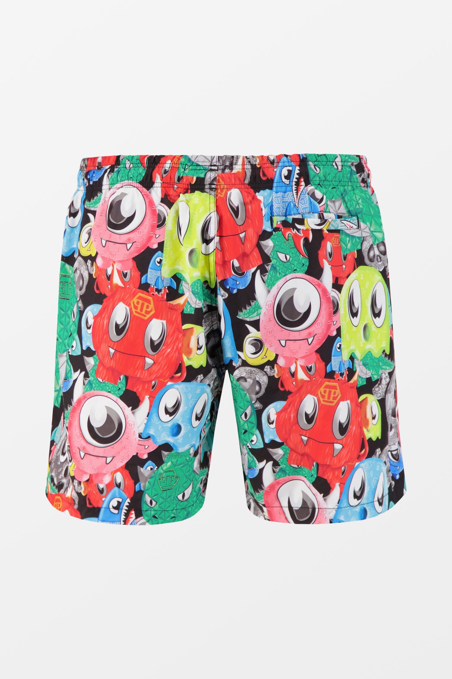 Philipp Plein Monsters Beachwear Shorts