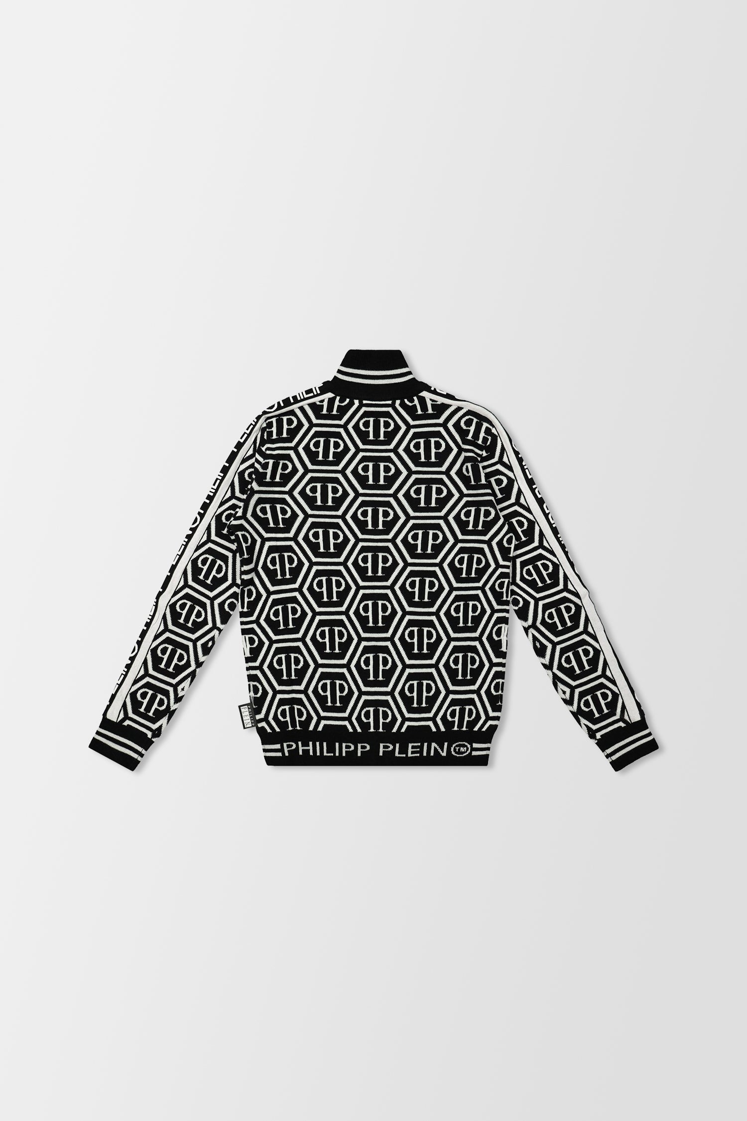 Philipp Plein All Over PP Print Knit Sweater