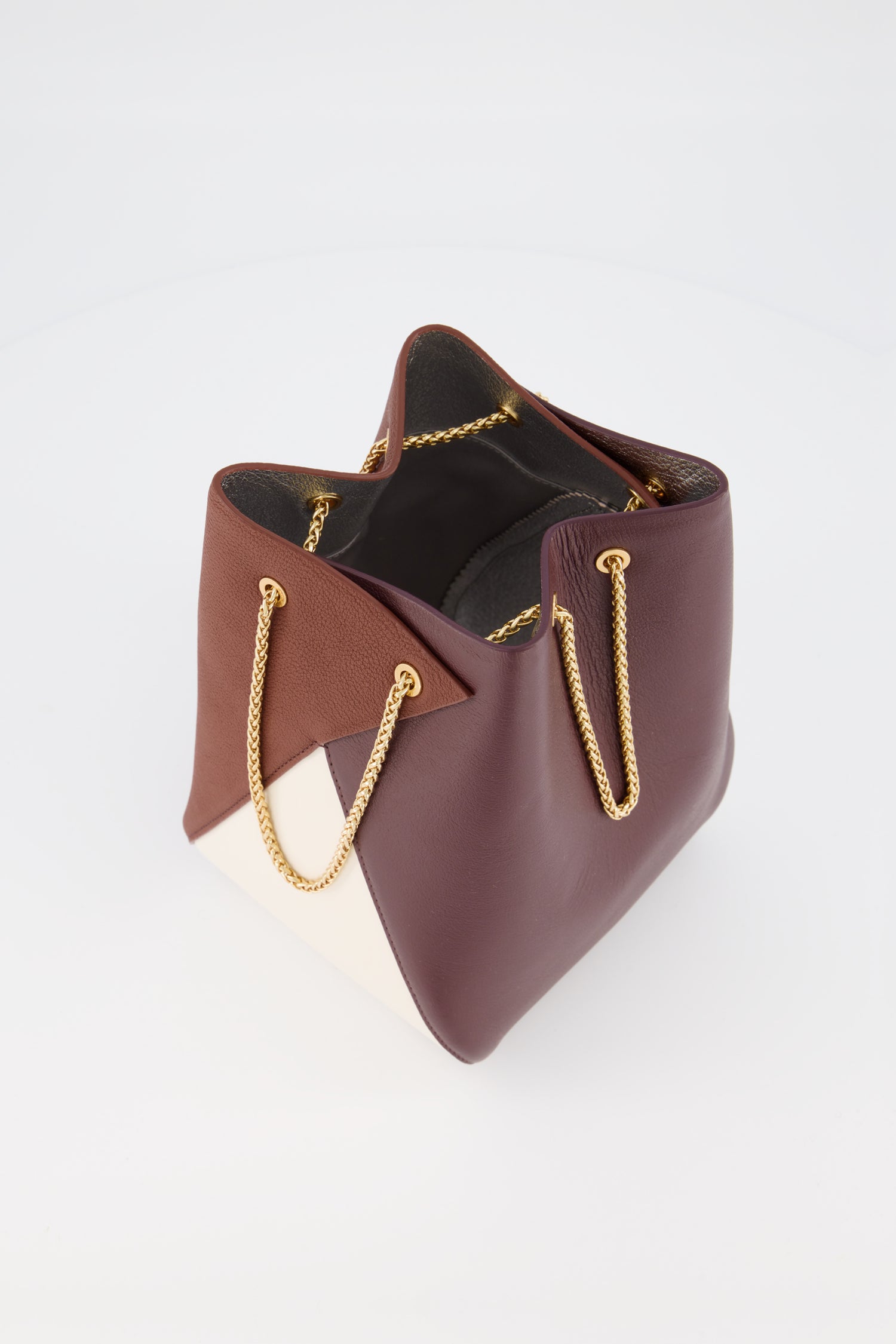 The Volon Noche Brown/Wine Mani Bucket Bag