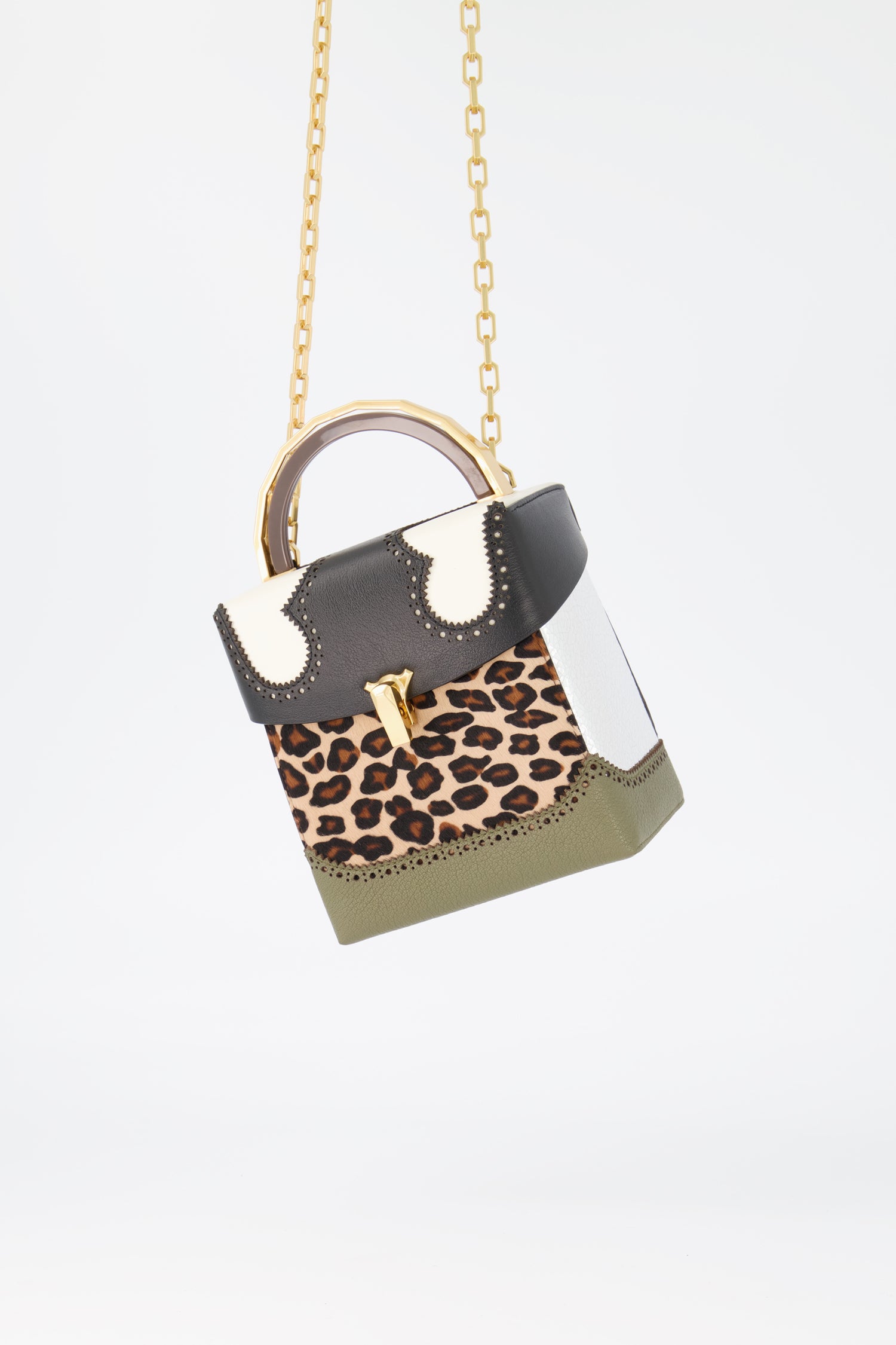 The Volon Leopard Great L. Box Alice Bag