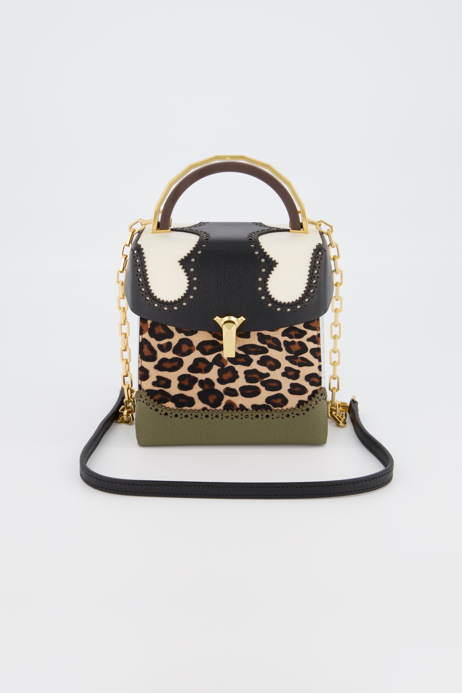 The Volon Leopard Great L. Box Alice Bag