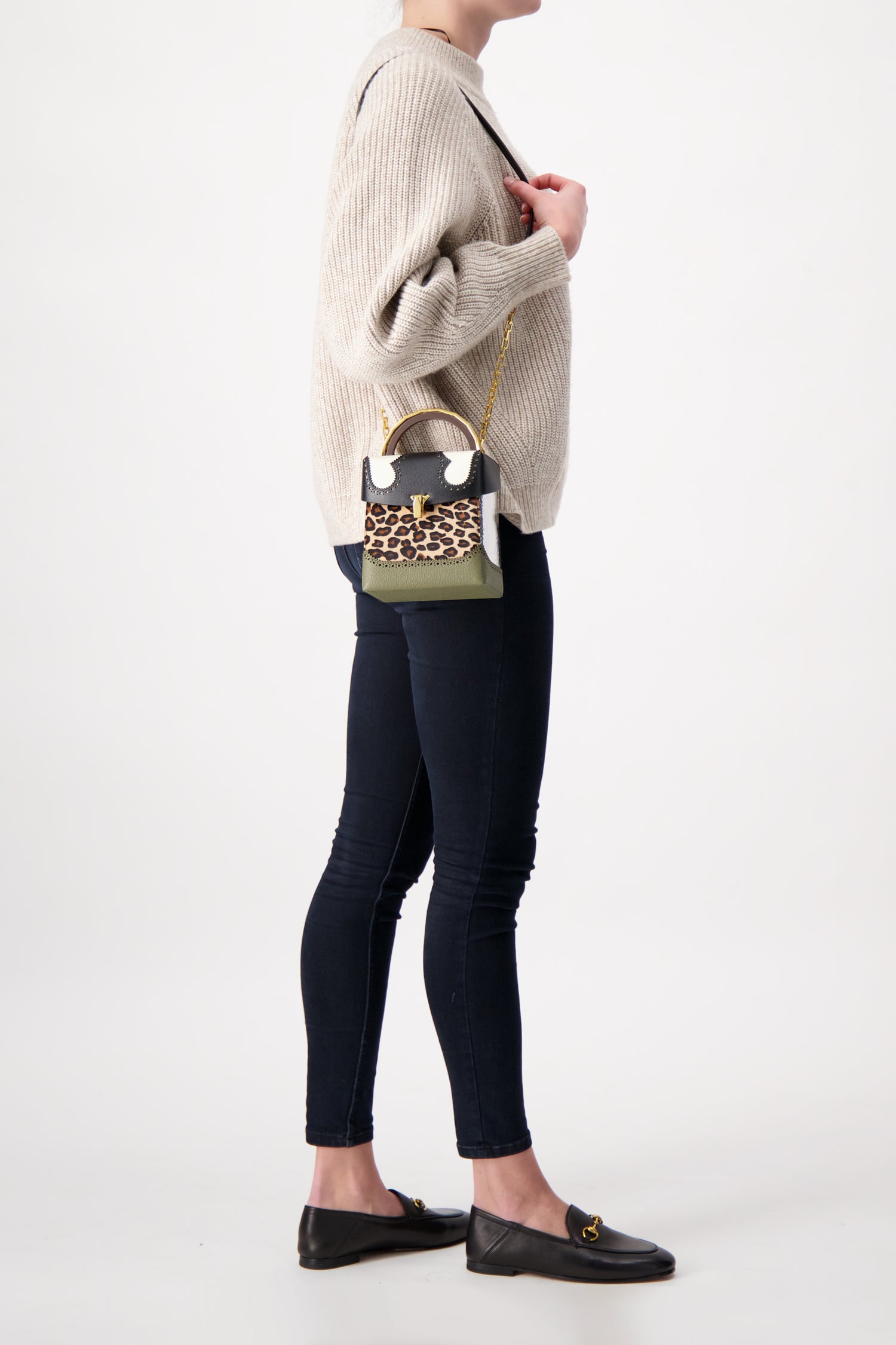 The Volon Leopard Great L. Box Alice Bag