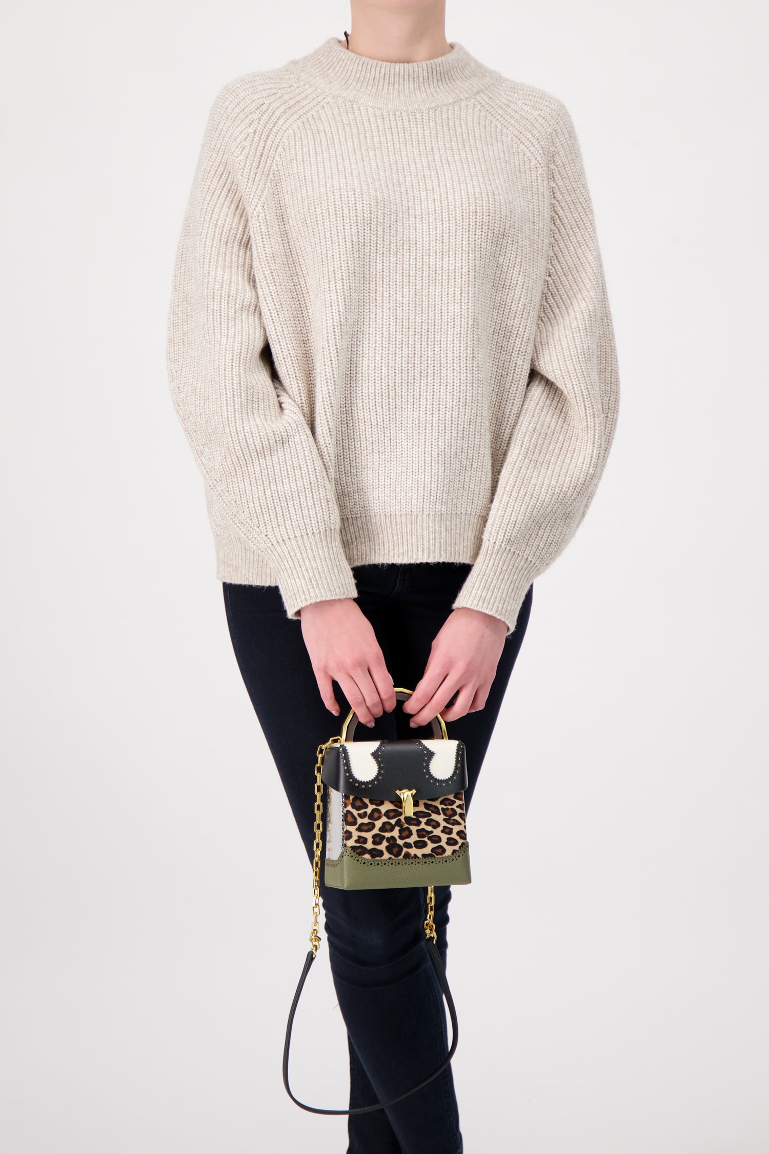 The Volon Leopard Great L. Box Alice Bag