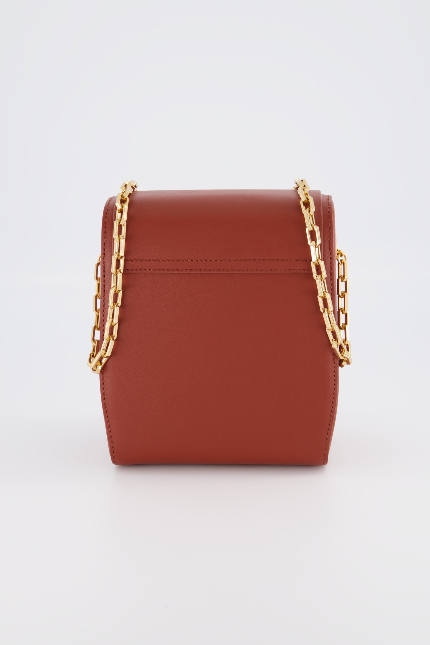 The Volon Tan PO Leather Box Bag