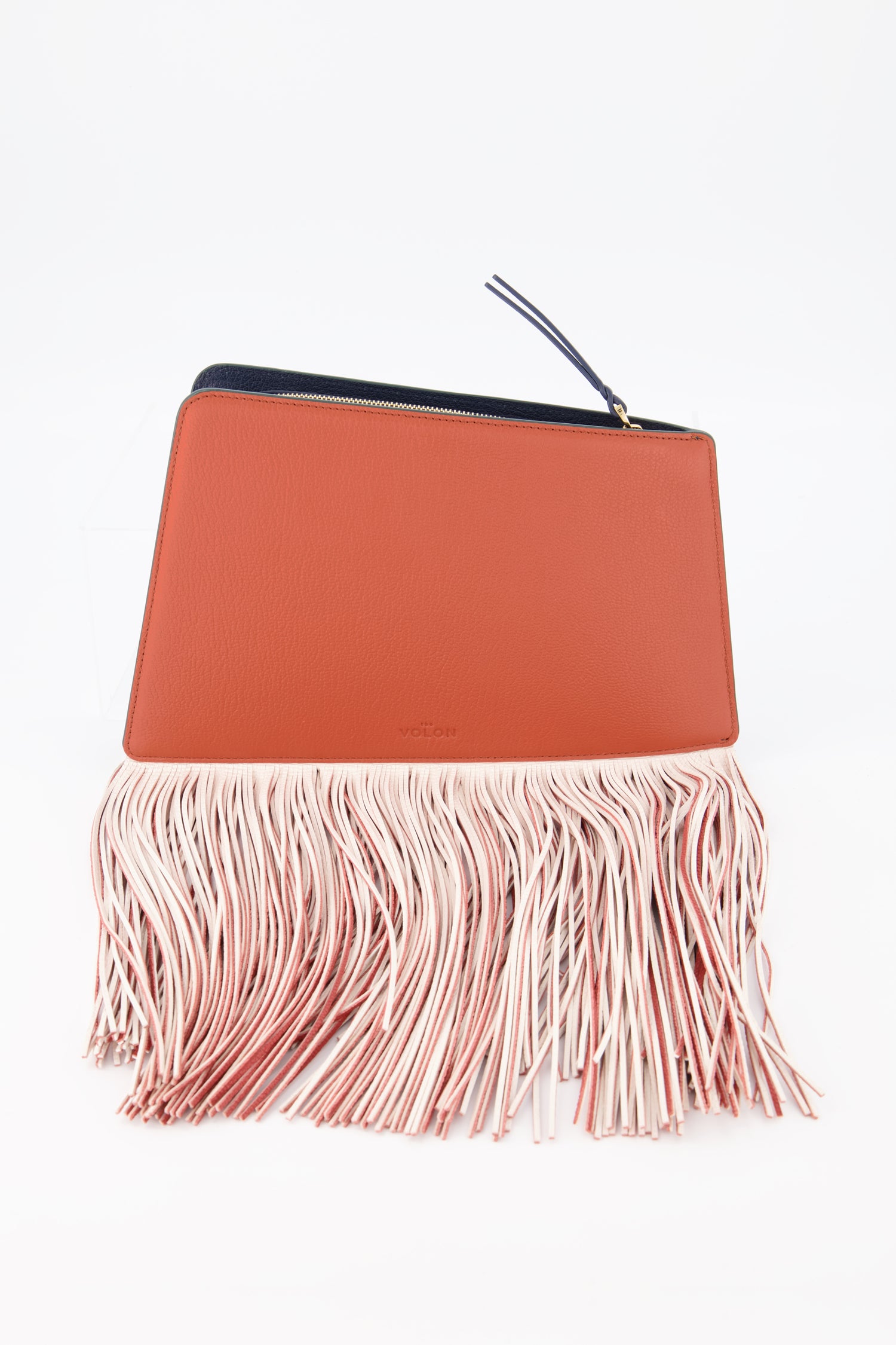 The Volon Forest Dia Fringed Clutch