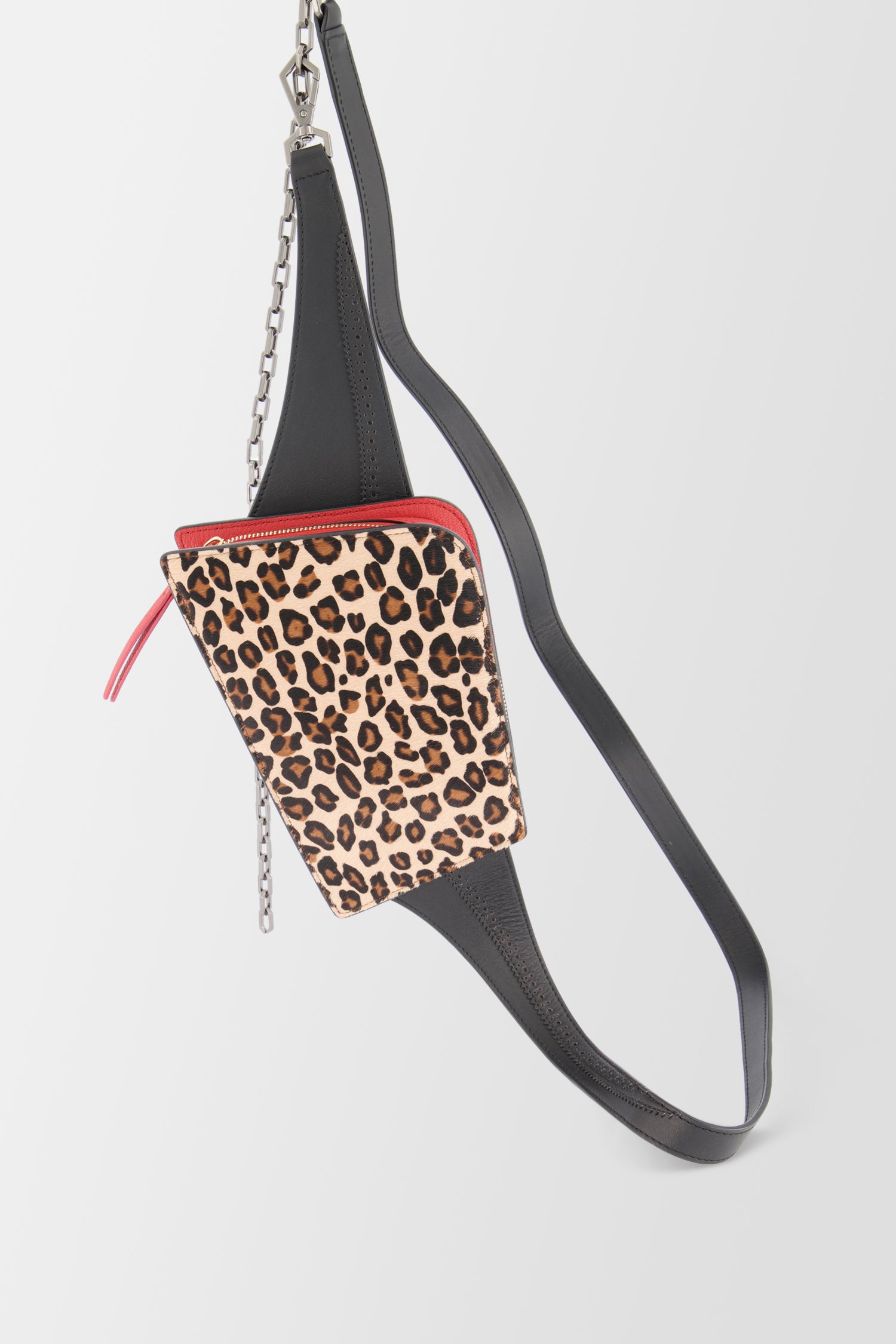 The Volon Leopard Dia Belt Bag