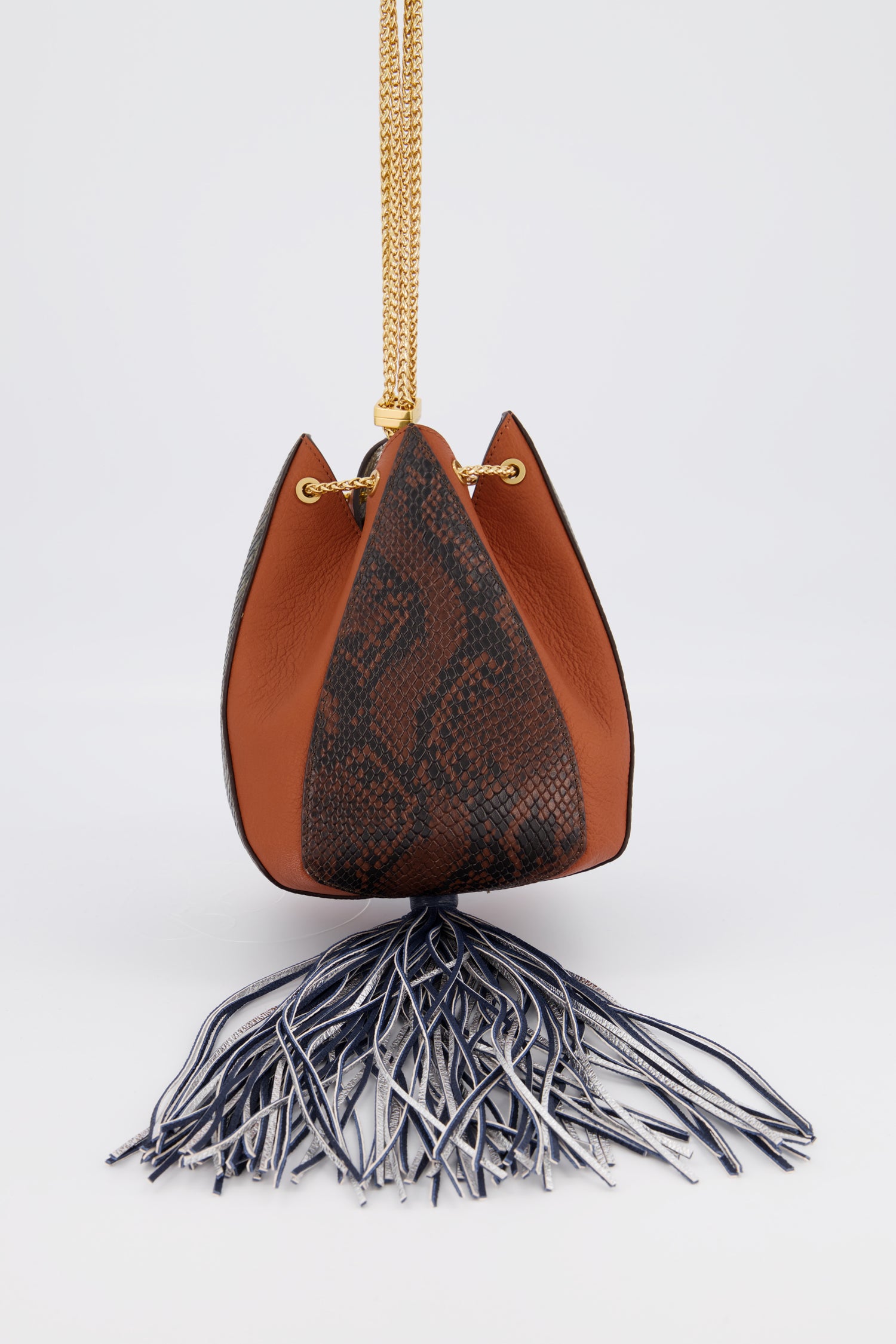 The Pumpkin Volon Cindy Tassel Bag