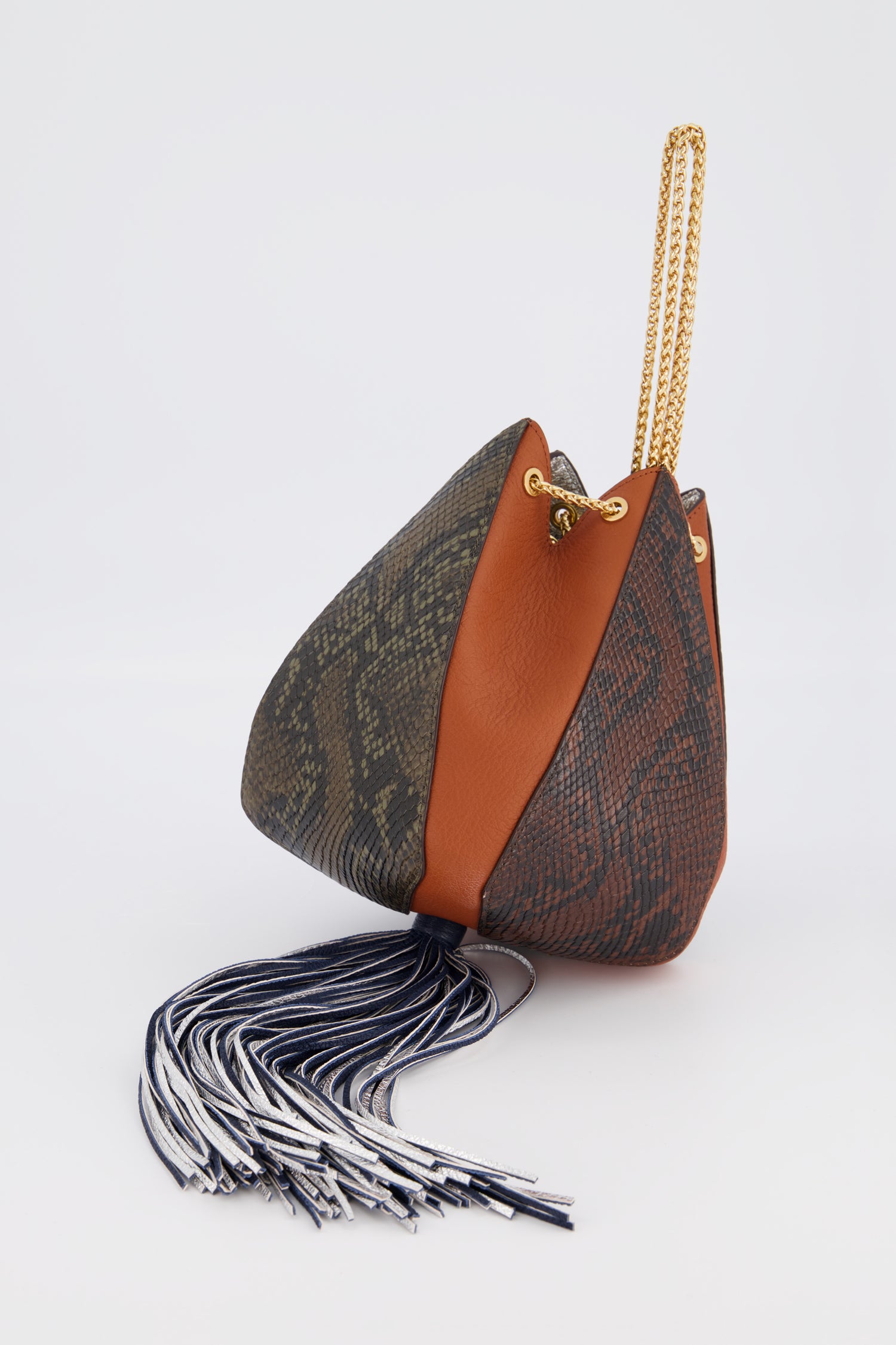 The Pumpkin Volon Cindy Tassel Bag