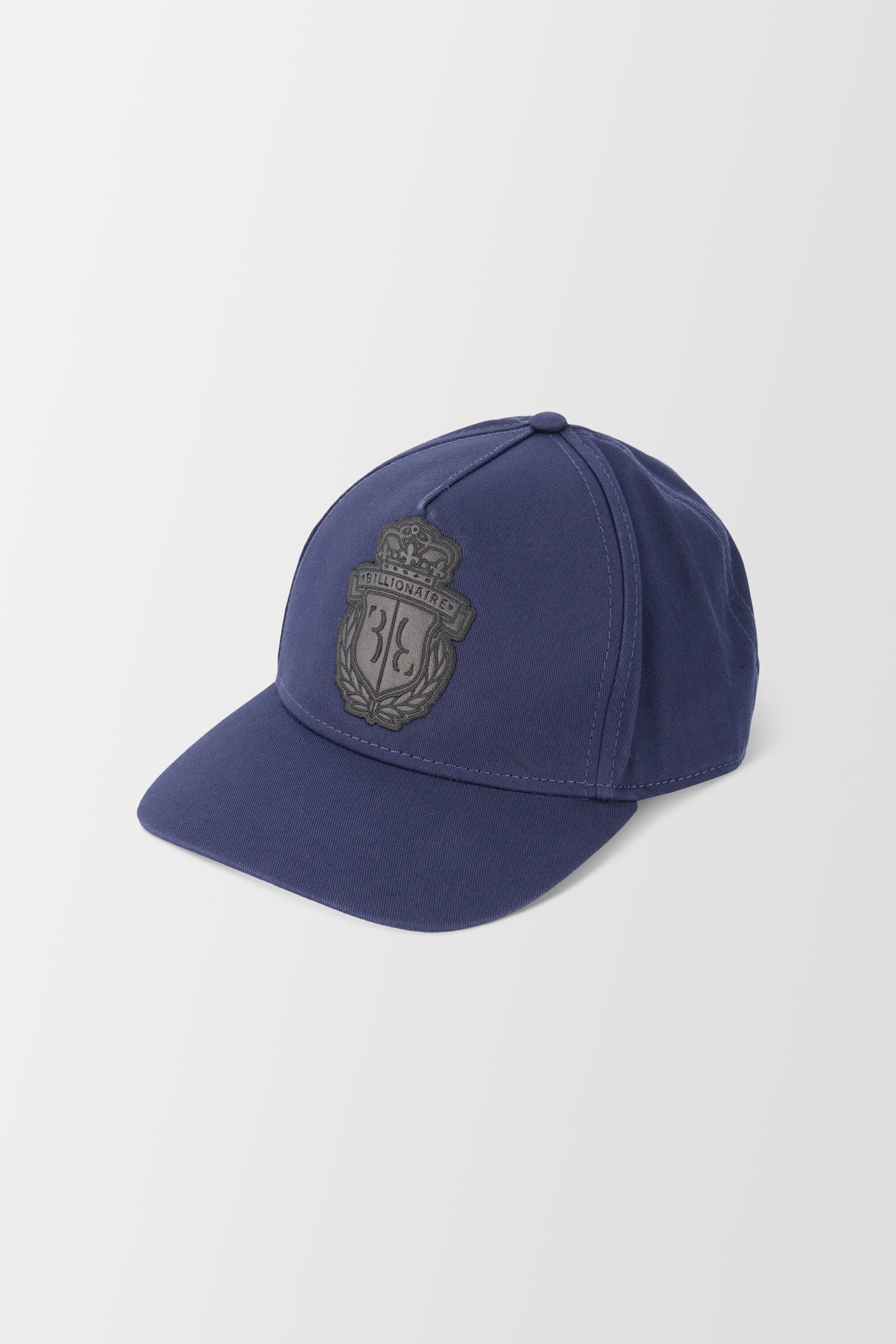 Billionaire Dark Blue Crest Visor Cap