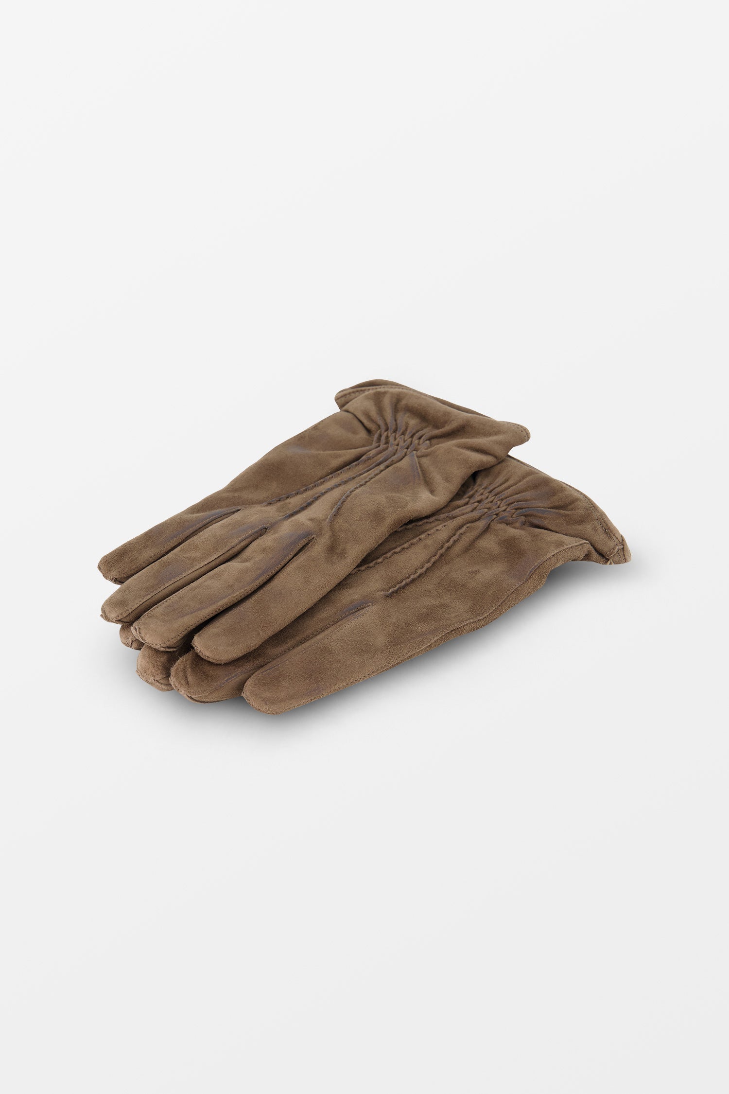 Buy Barba Napoli Leather Dark Brown Gloves | Men | Brown | Original Luxury