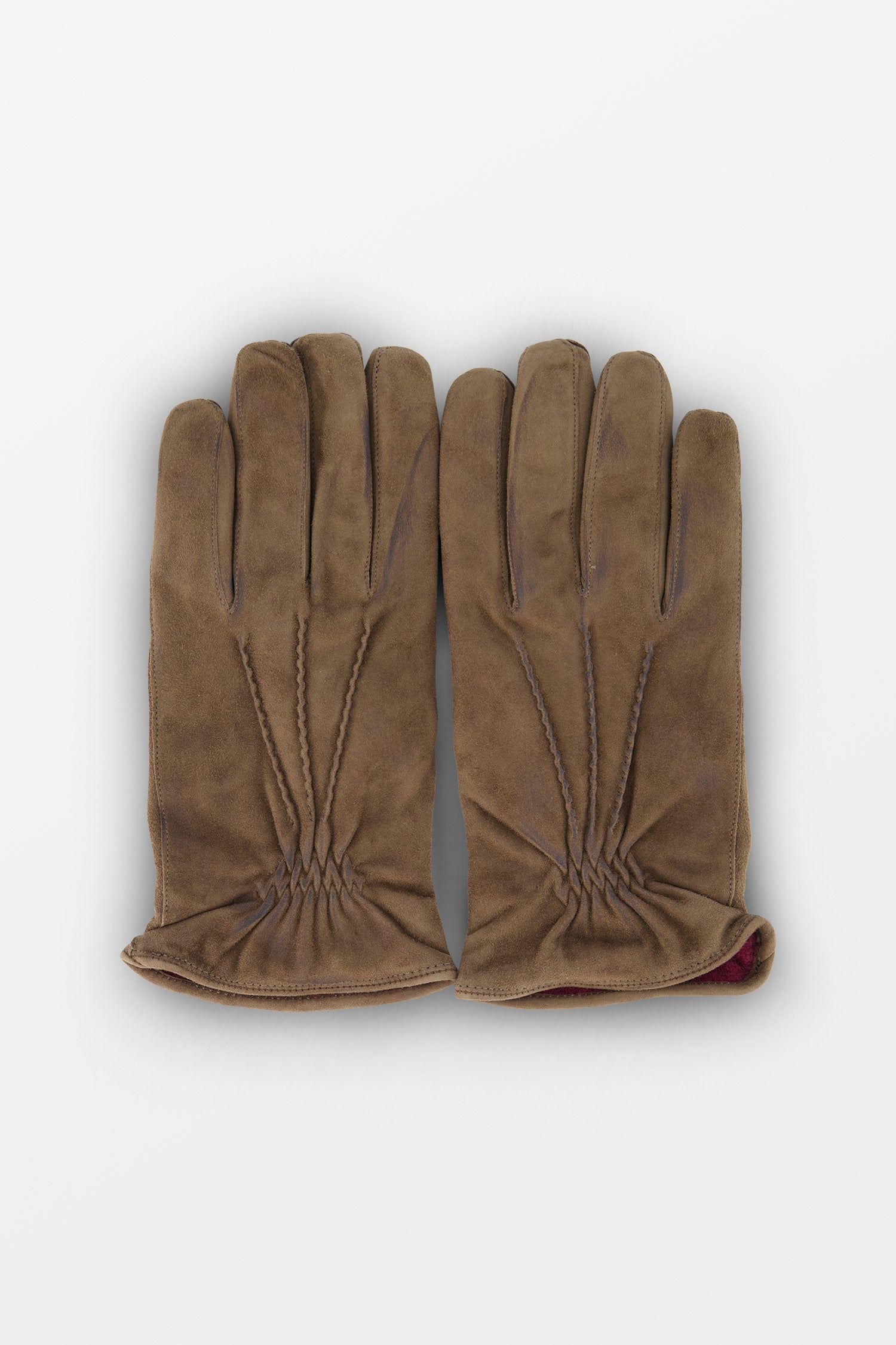 Barba Napoli Dark Brown Leather Gloves
