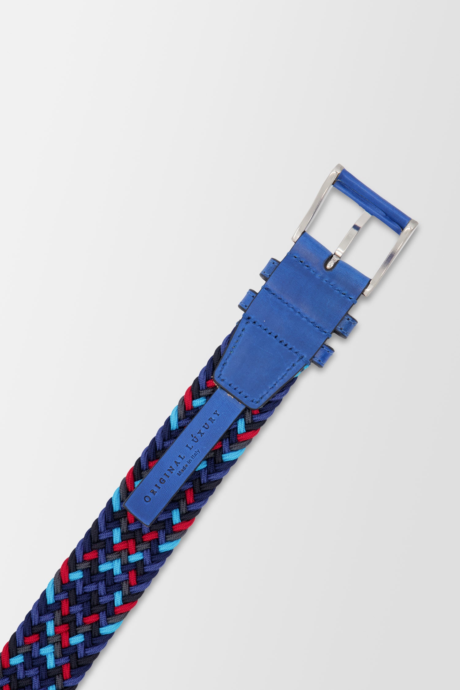 Original Luxury Blue Bergamo Belt