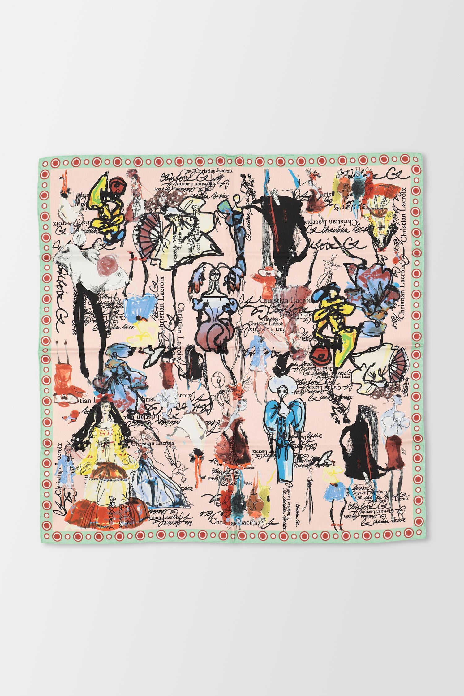 Christian Lacroix Multicolor Croquis 2