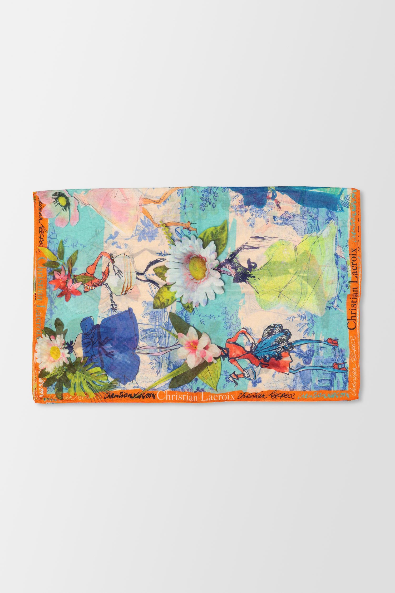 Christian Lacroix Blue Les Filles En Fleur-1