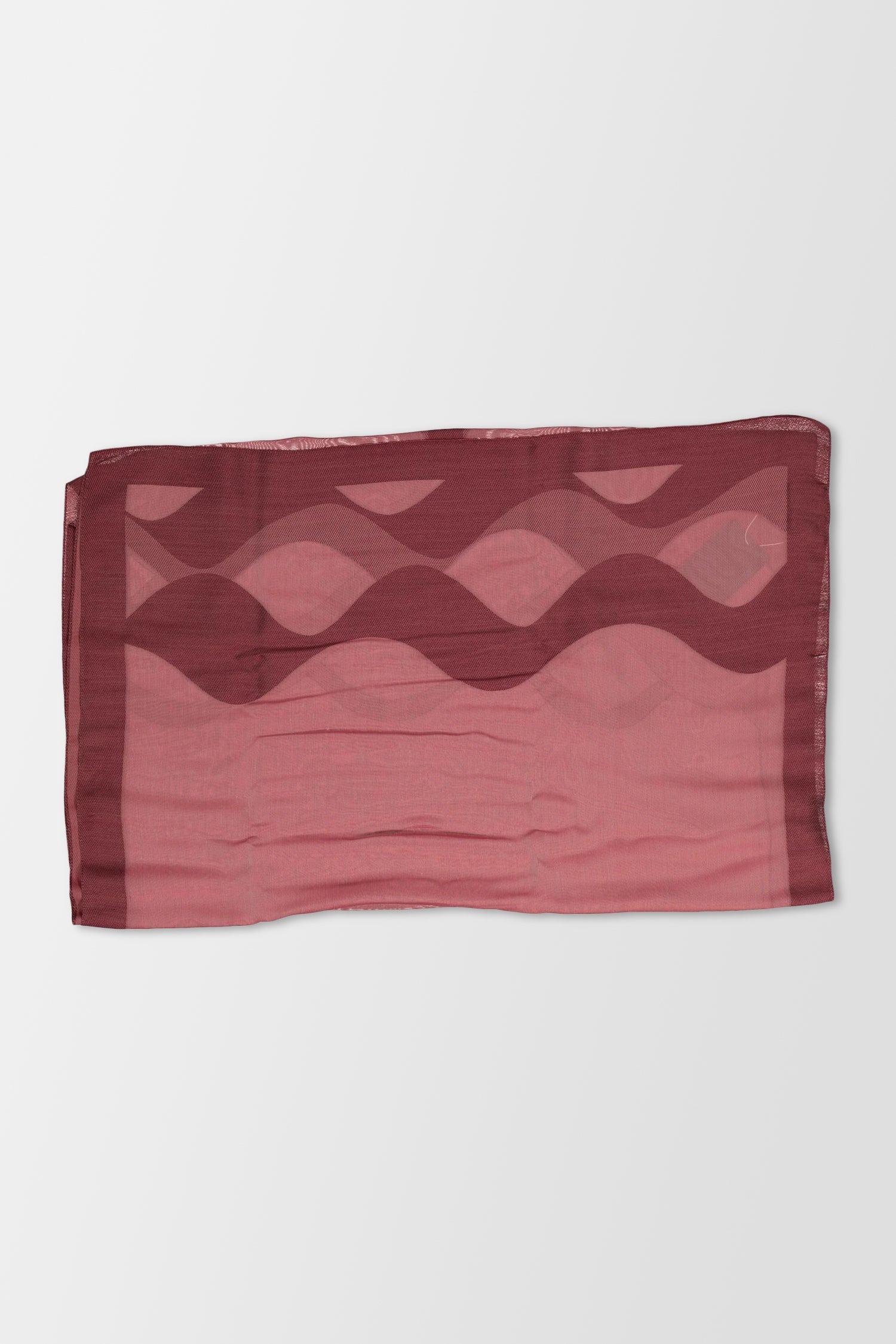 Como Silks Red Waves Chianti