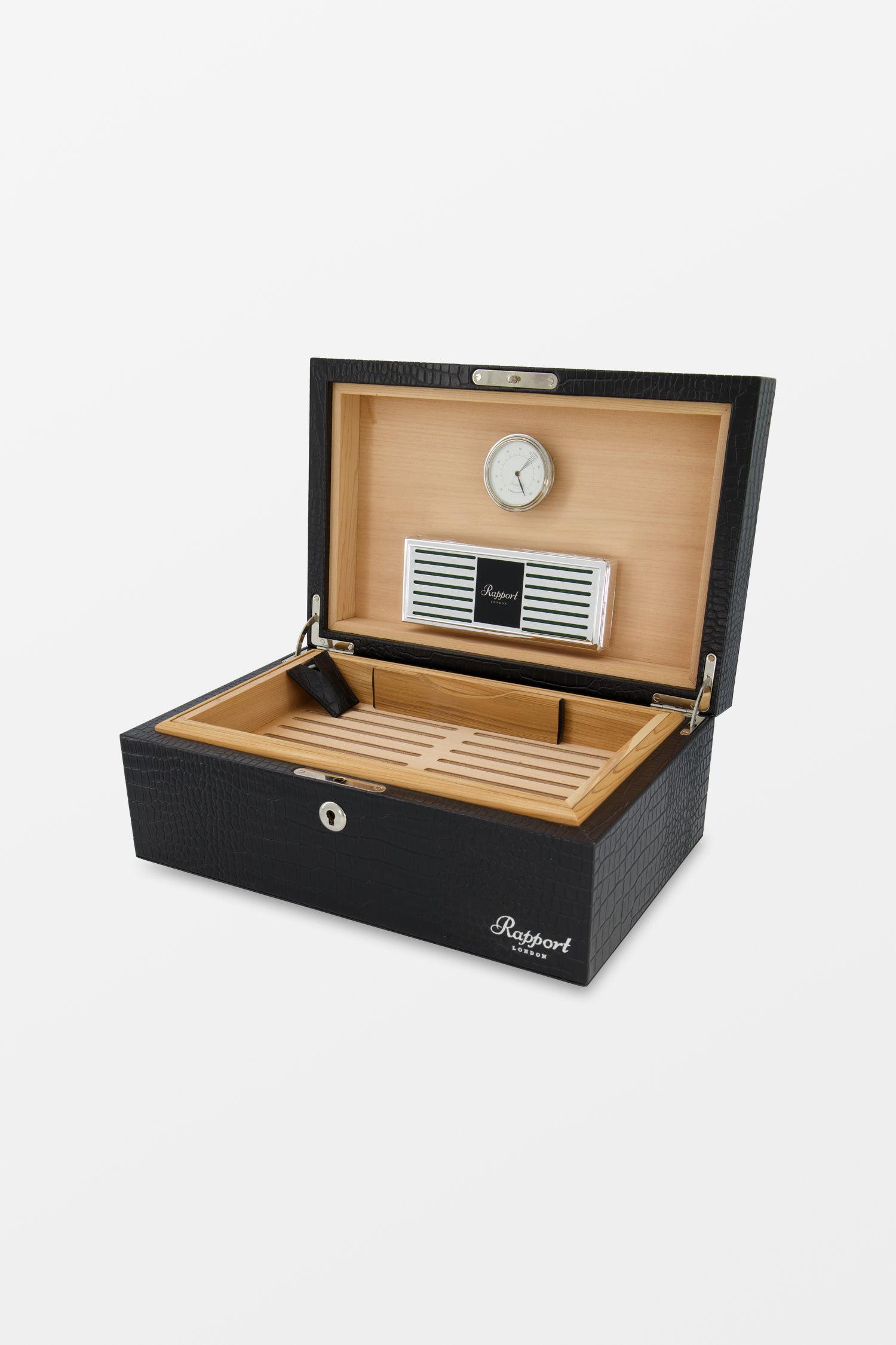 Rapport Black Croco Brompton Humidor