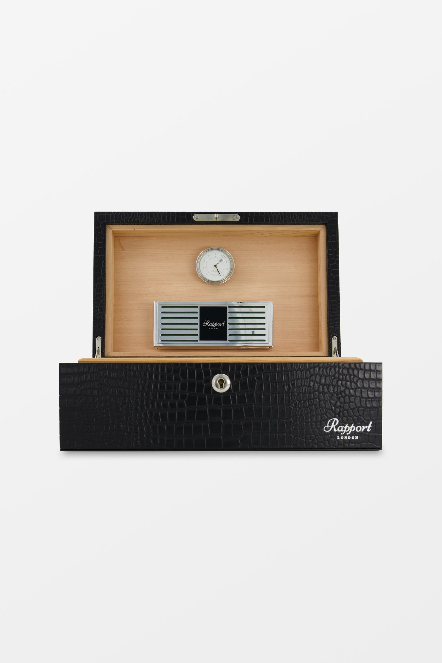Rapport Black Croco Brompton Humidor