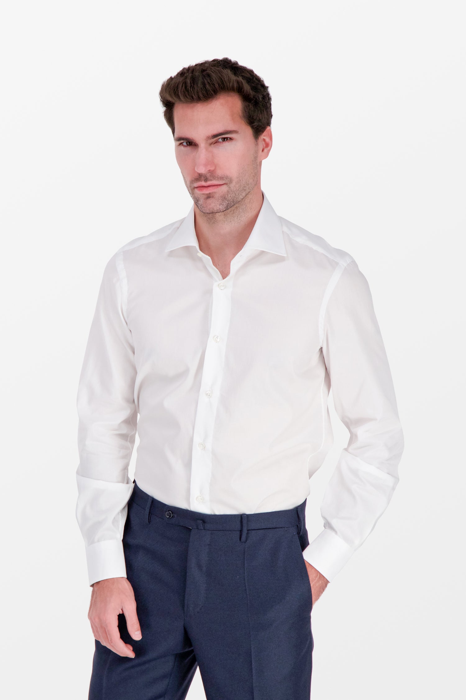 Barba Napoli White Classic Shirt