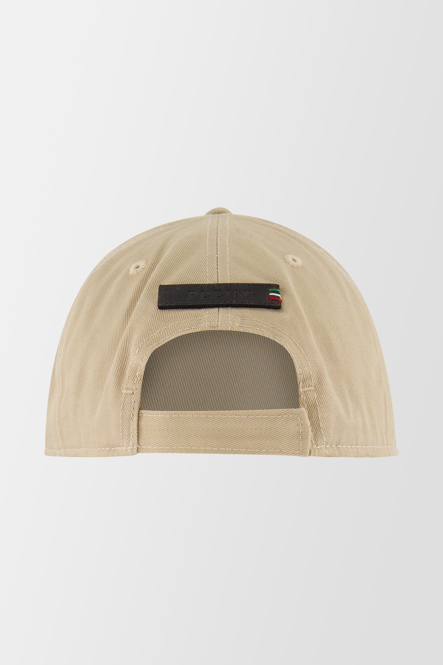 Philipp Plein Beige Metal Hexagon Cap