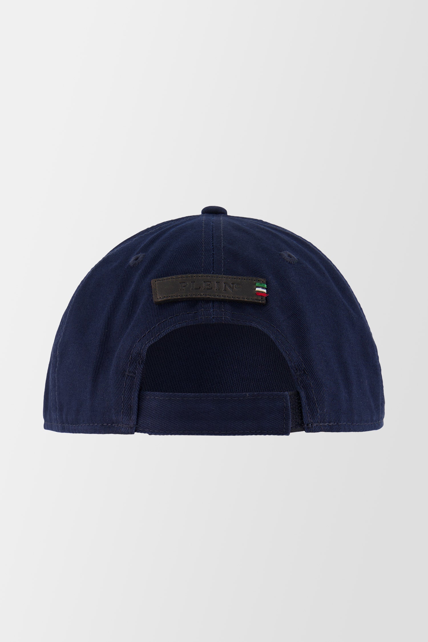 Philipp Plein Navy Metal Hexagon Cap