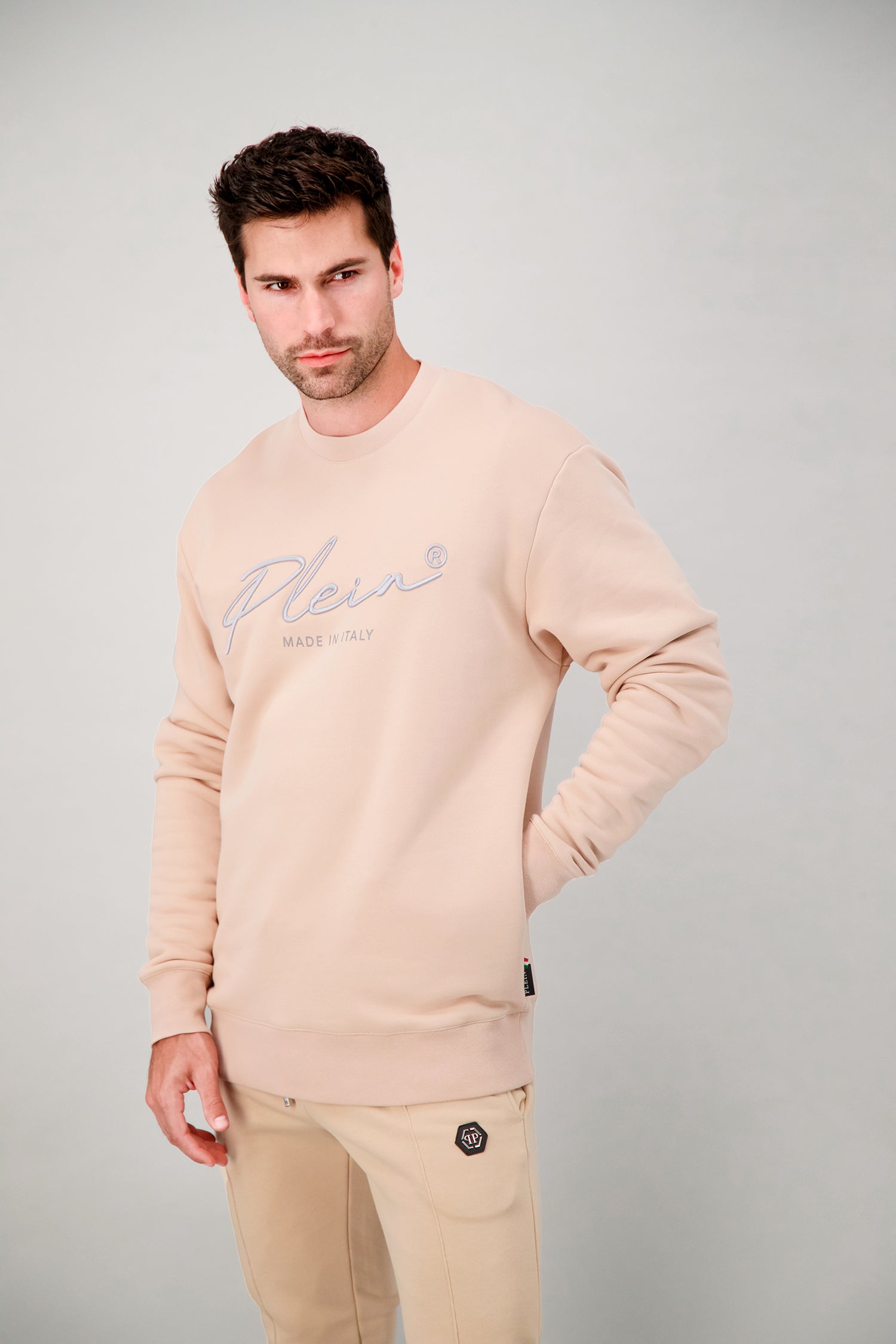 Philipp Plein Signature Beige Sweatshirt