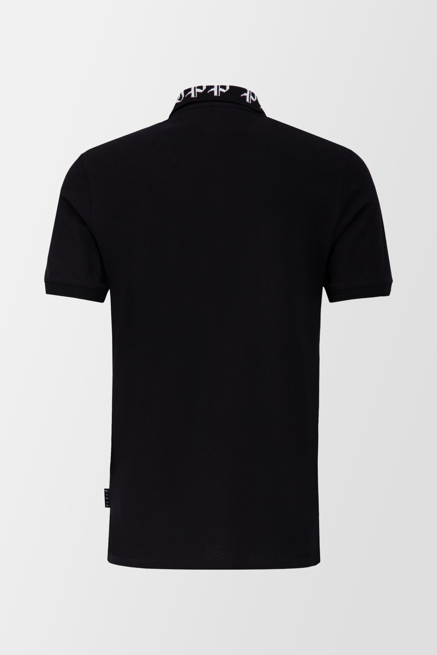 Philipp Plein Black Short-Sleeve Polo