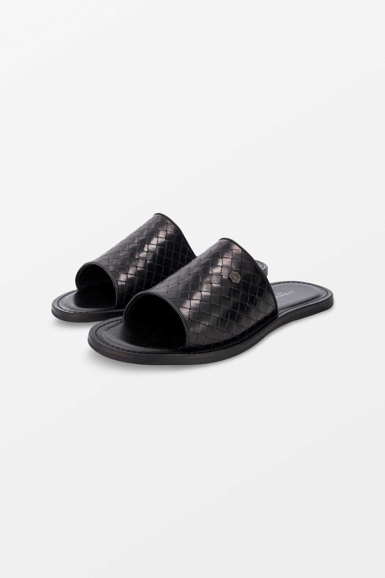 Mules Fiorangelo en cuir noir