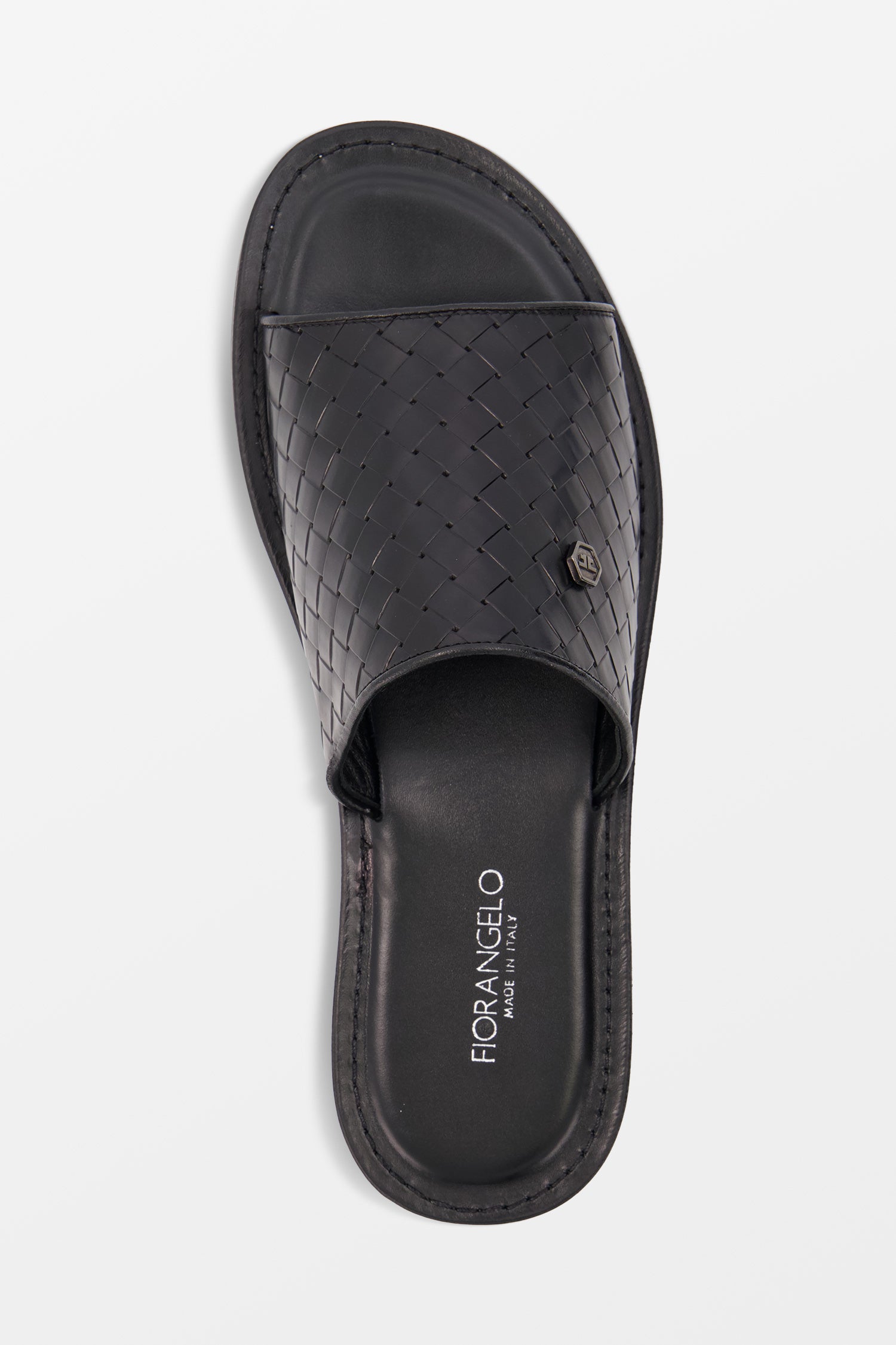 Mules Fiorangelo en cuir noir