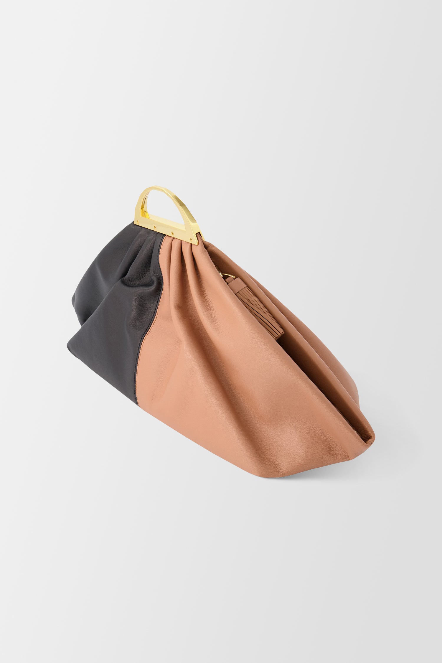 The Volon Maple/ Black Gabi Handbag