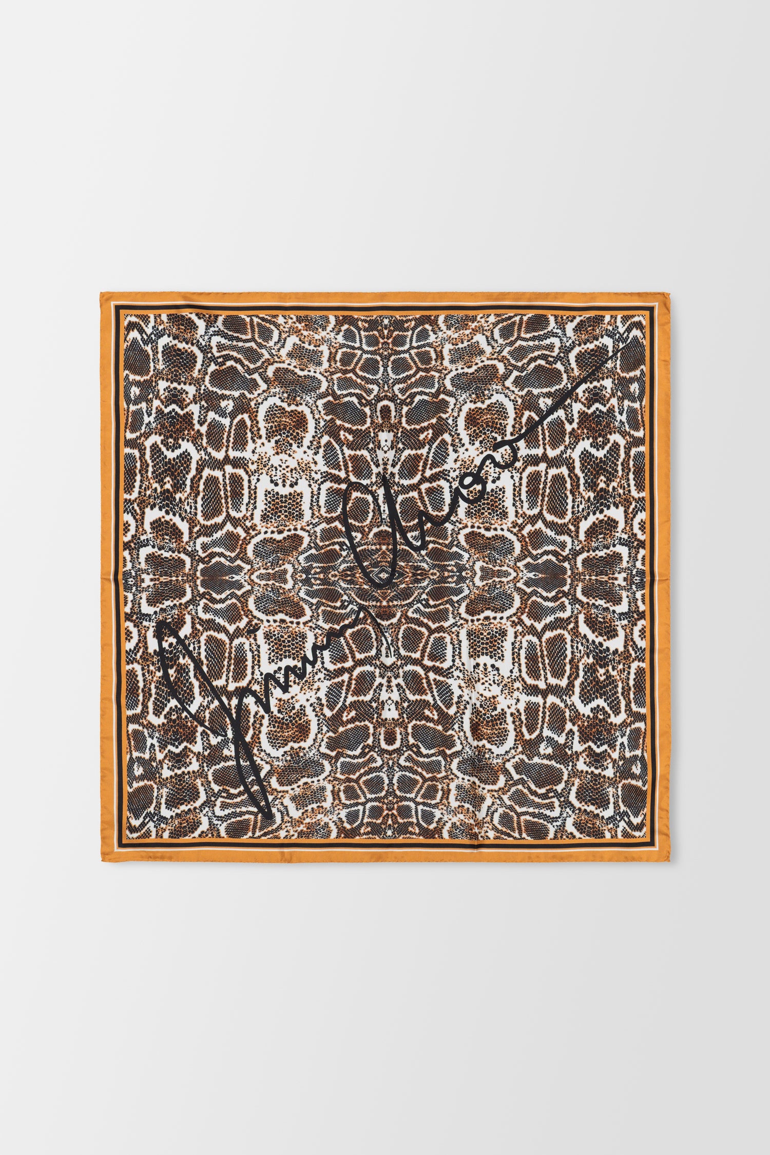 Jimmy Choo Sand Silk Foulard Scarf