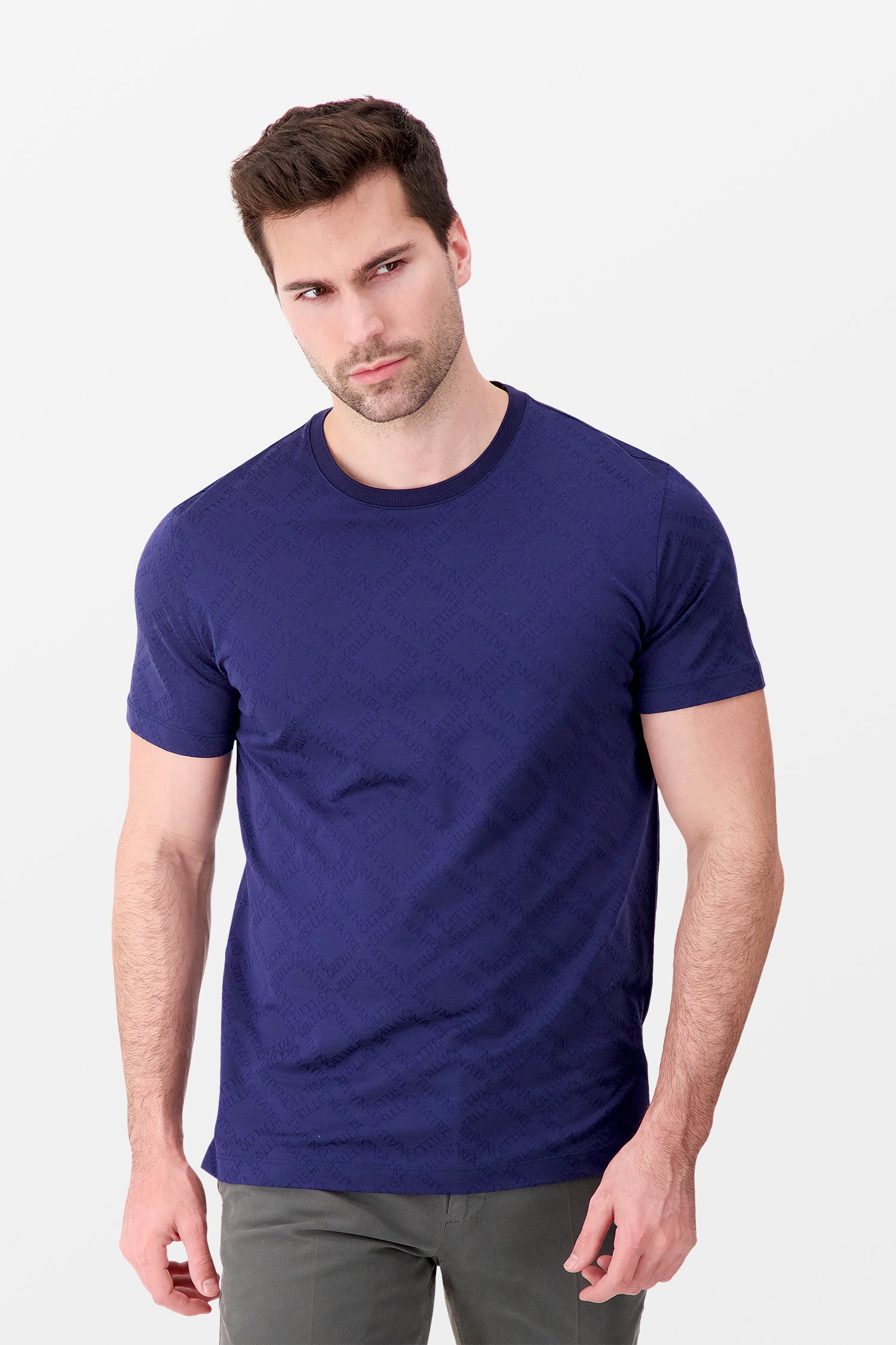 Billionaire Dark Blue SS Statement T-Shirt