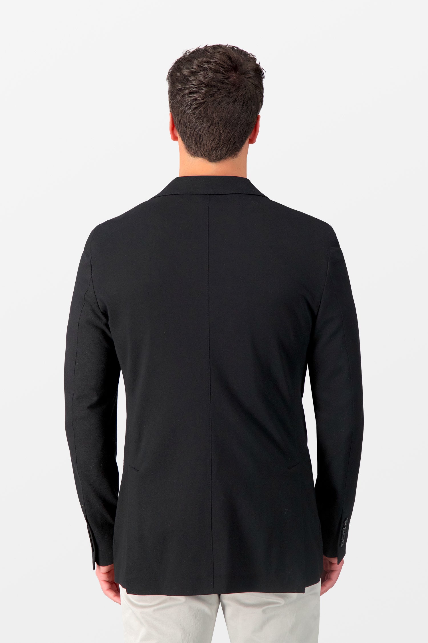 Billionaire Black/White Slim Fit Crest Blazer