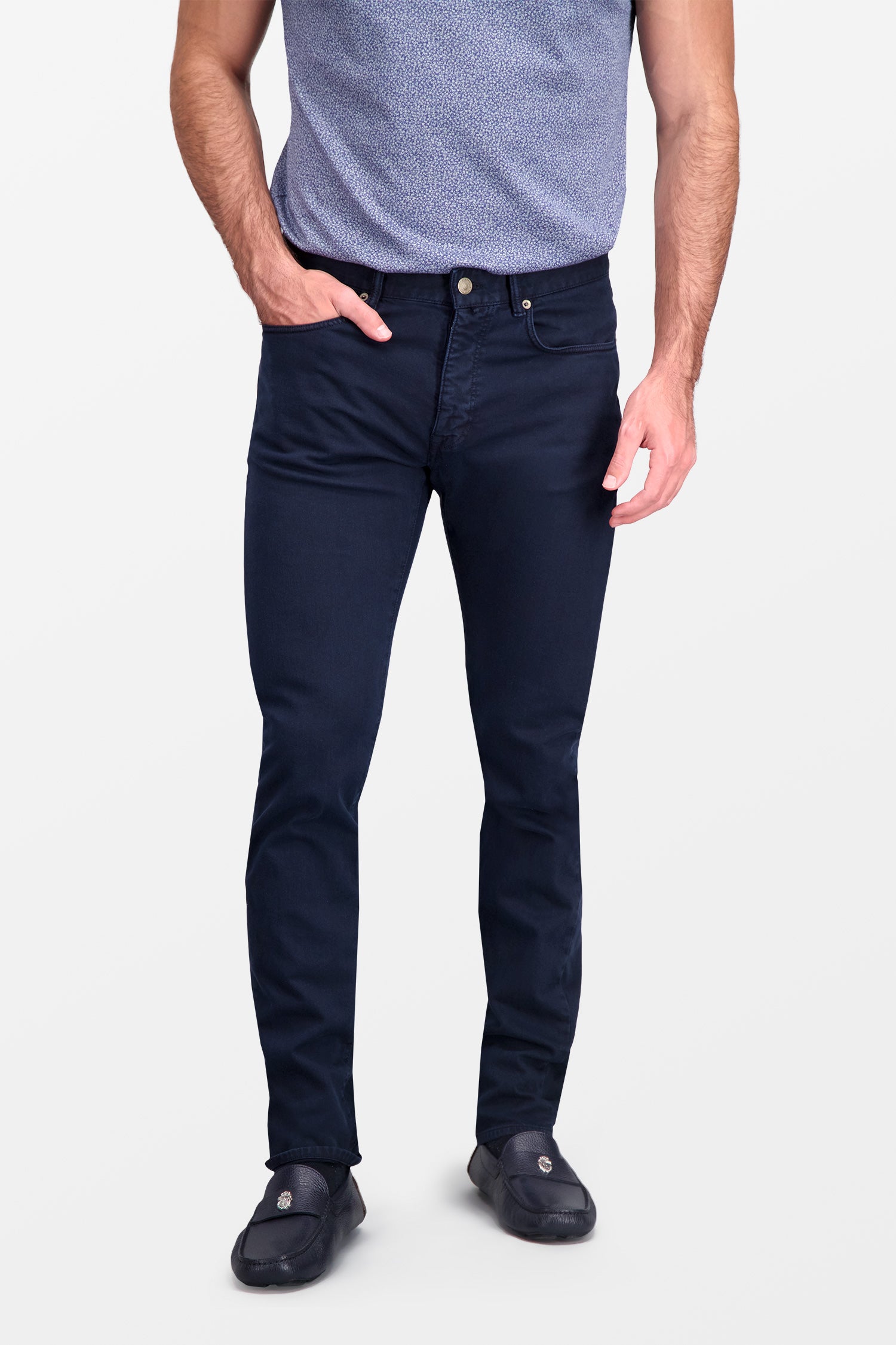 Incotex Dark Blue Trousers