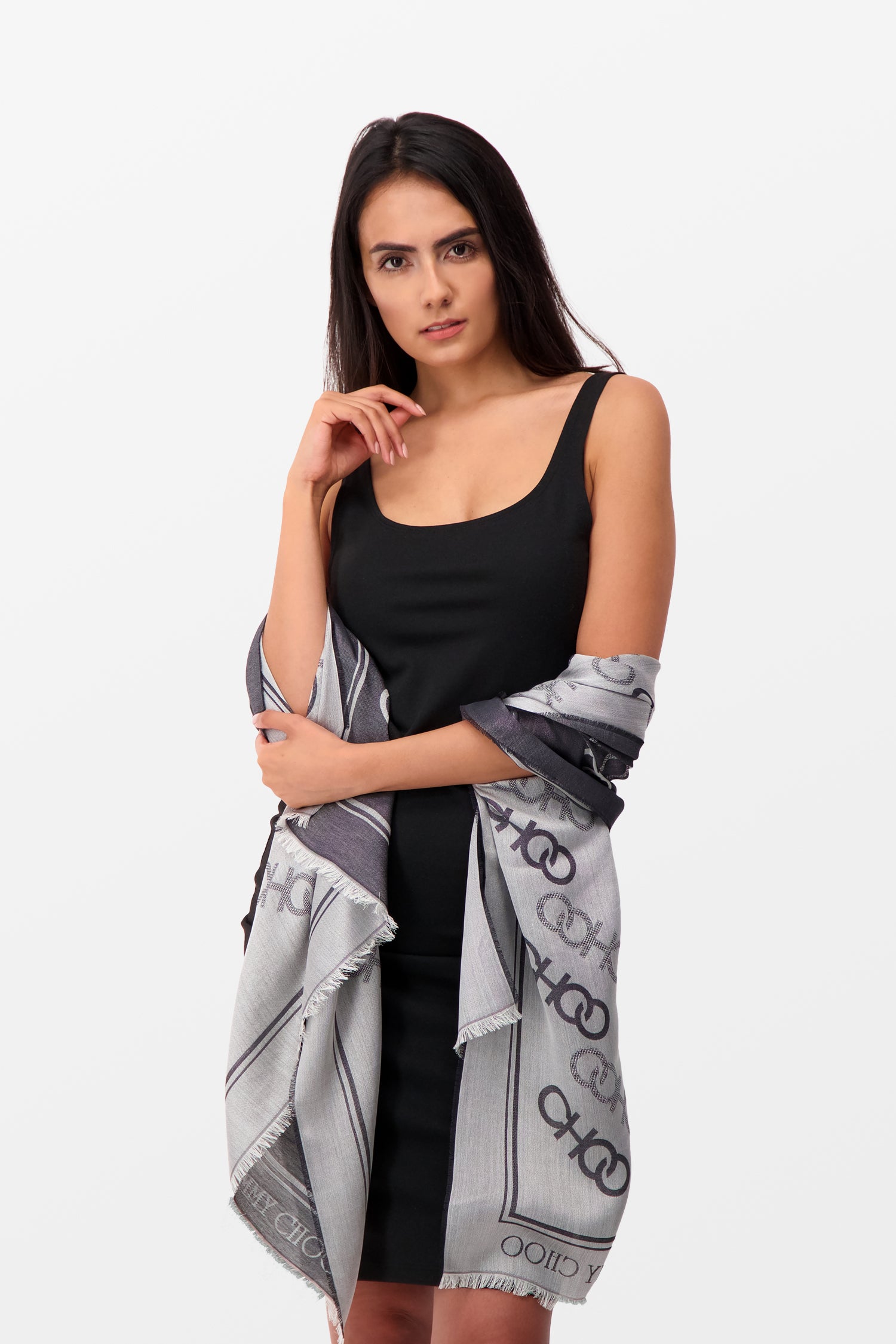 Jimmy Choo Grey Stole