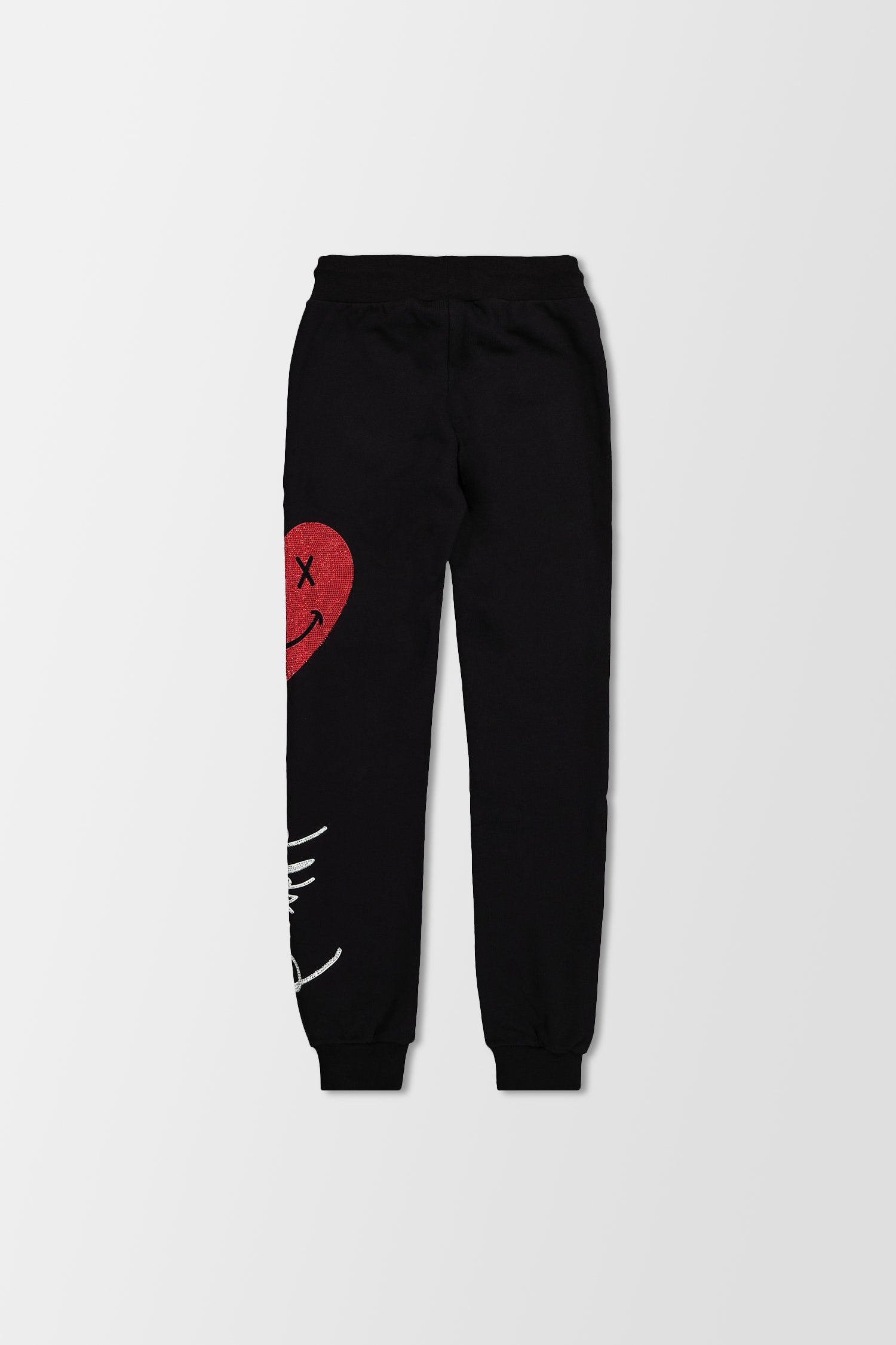 Philipp Plein Black Signature Jogging Trousers