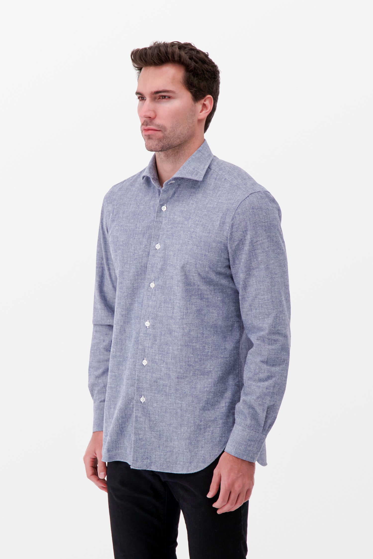 Barba Napoli Blue Classic Shirt