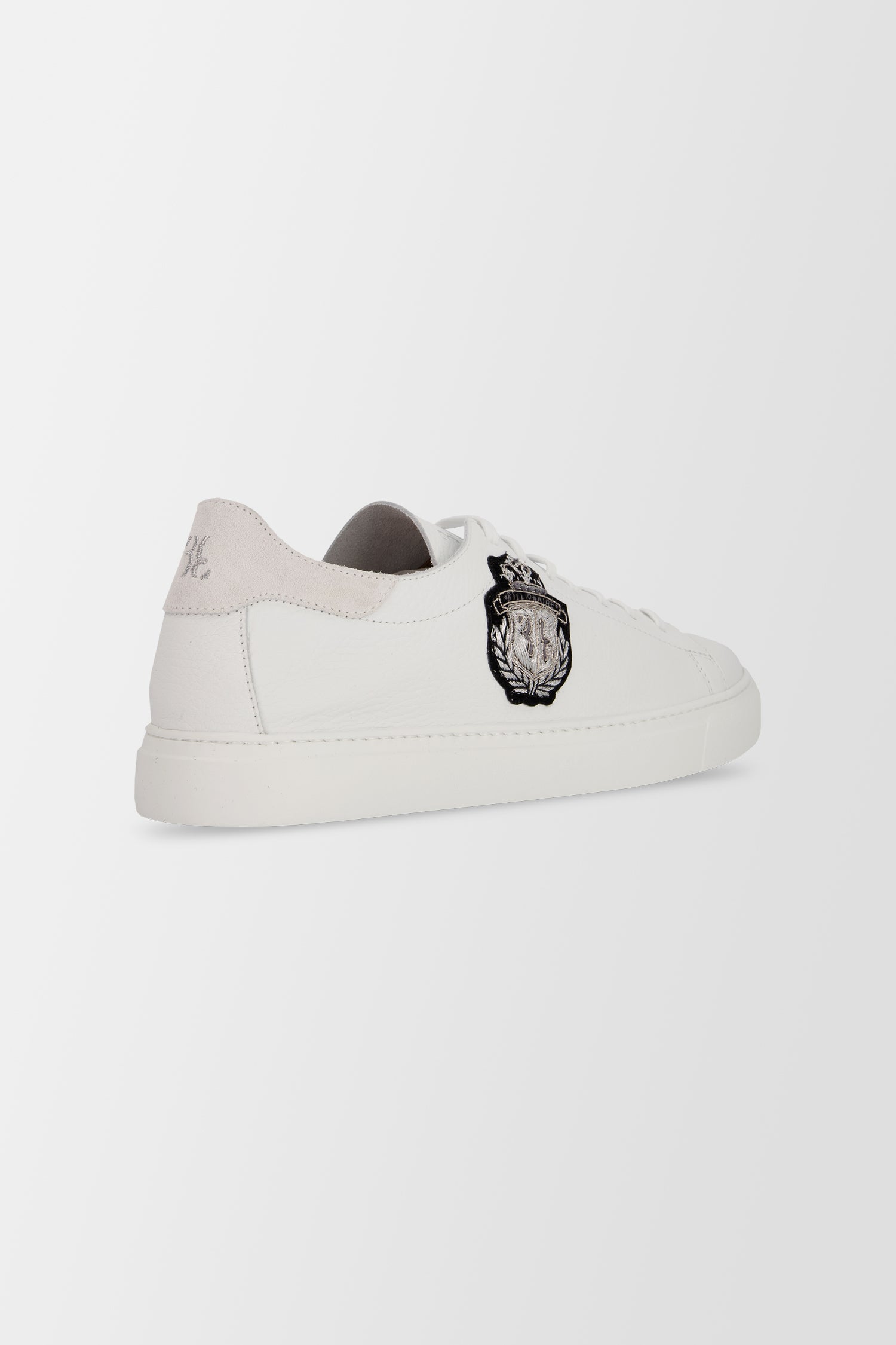 Billionaire Black Crest White Sneakers