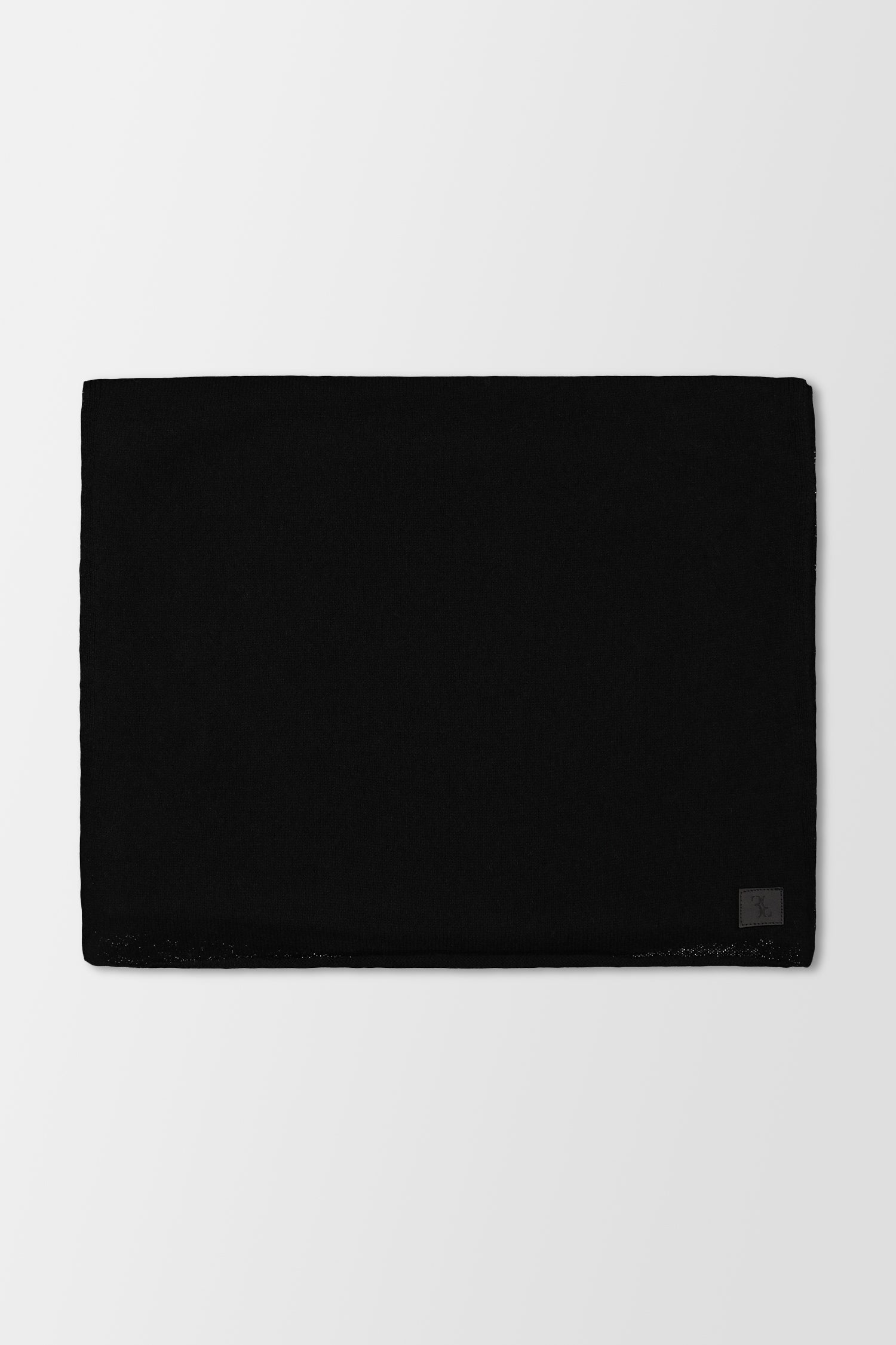 Billionaire Black Long Double B Scarf