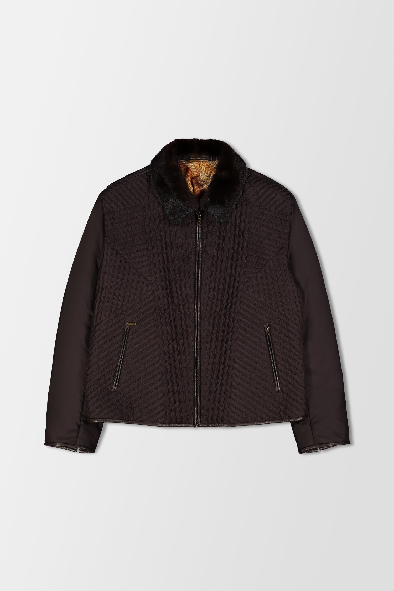 Zilli Brown Quilted Jacket
