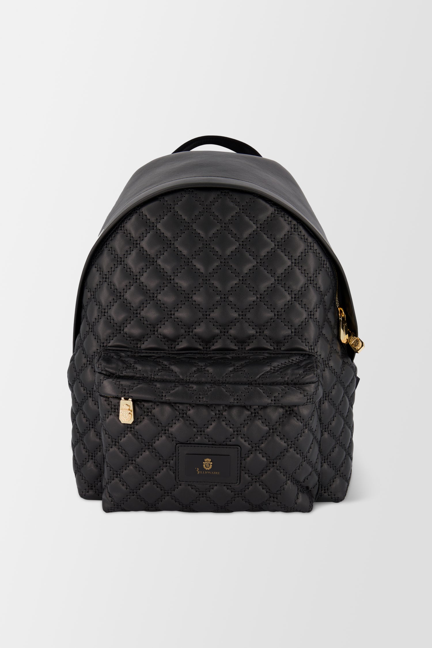 black leather backpack gold zipper Buy Billionaire Backpack Statement - Final Sale | Men | Black/Gold