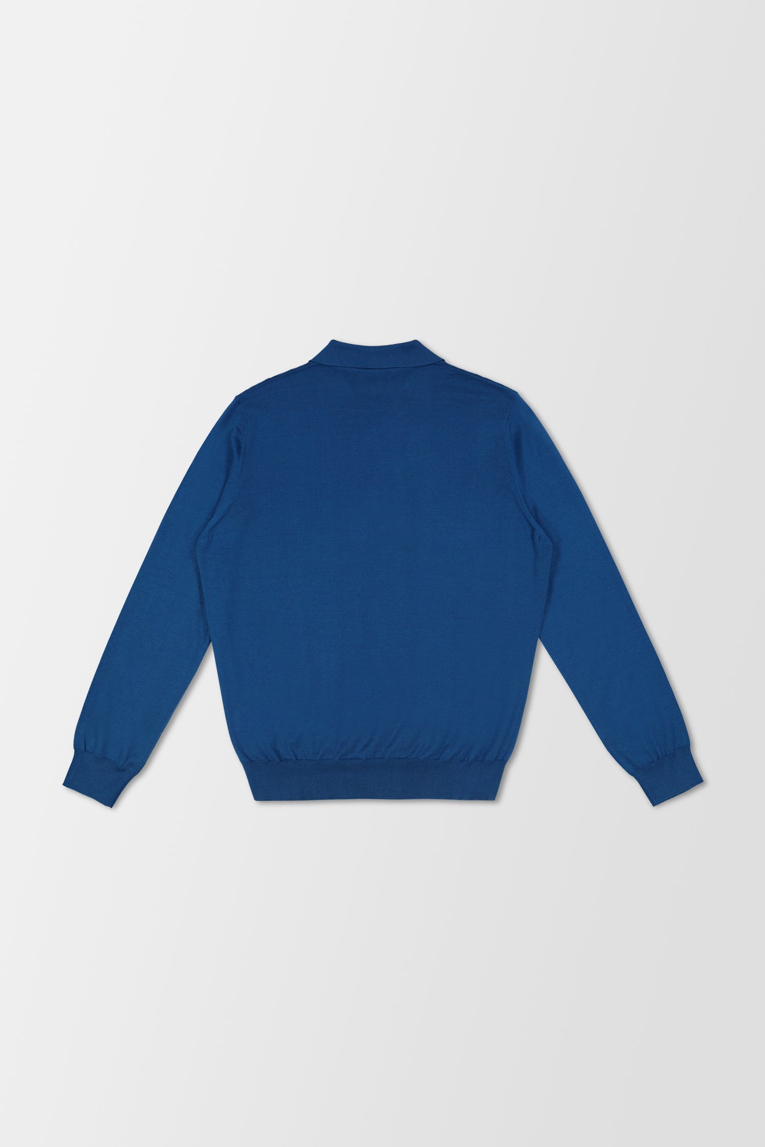Zilli Petroleum Blue Lova Zip Polo Sweater