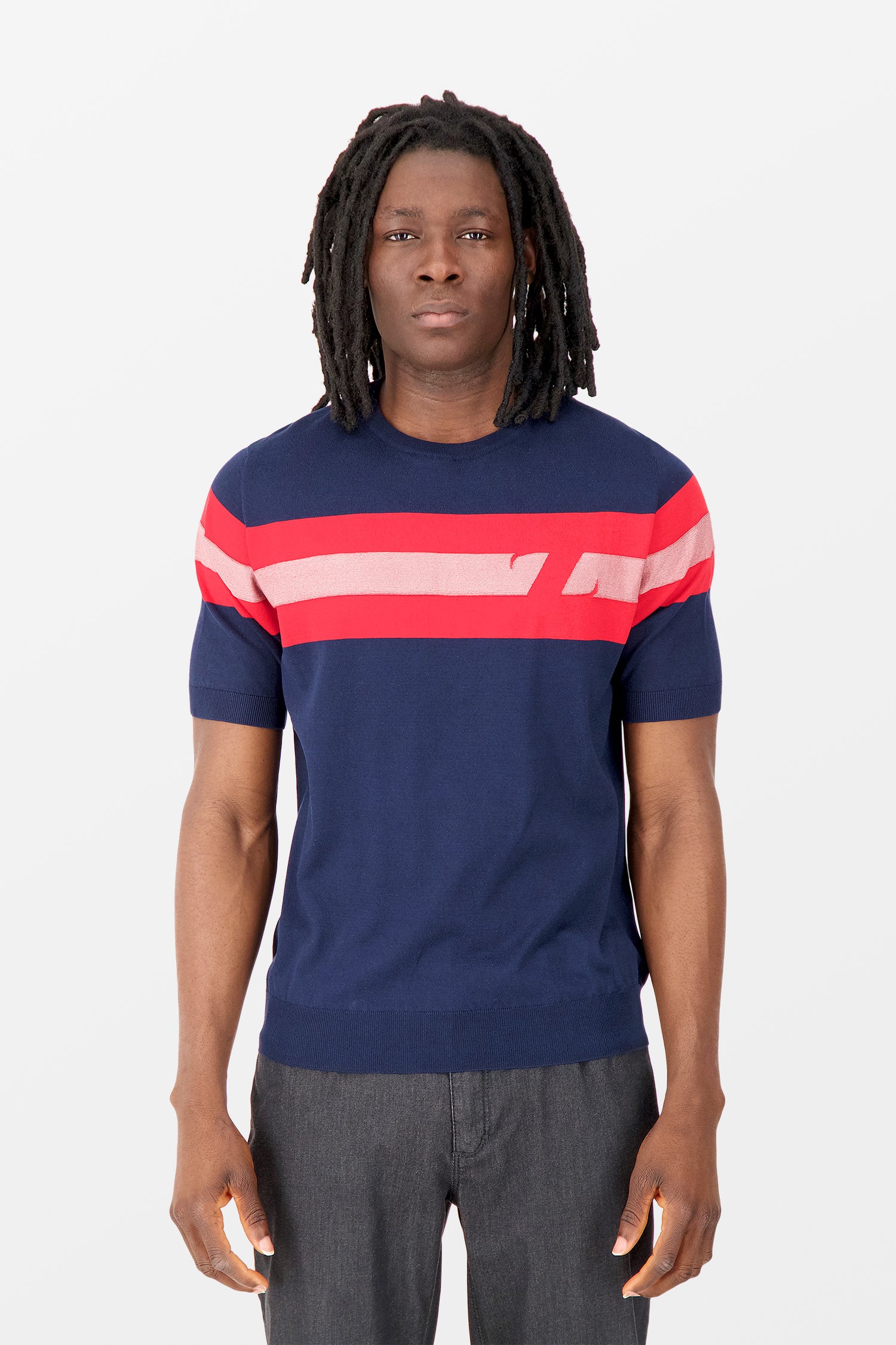 Zilli Navy/Red MC T-Shirt