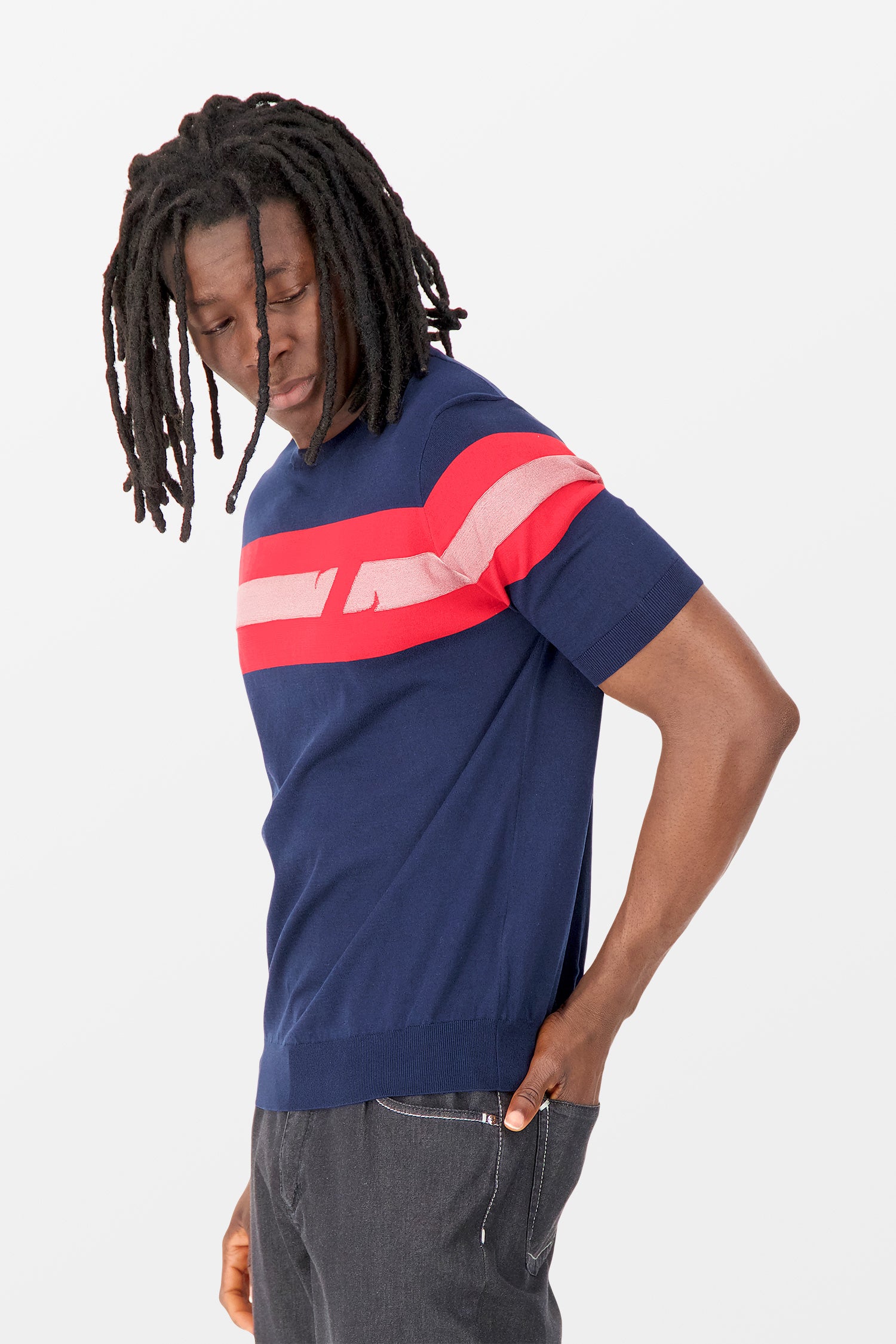 Zilli Navy/Red MC T-Shirt